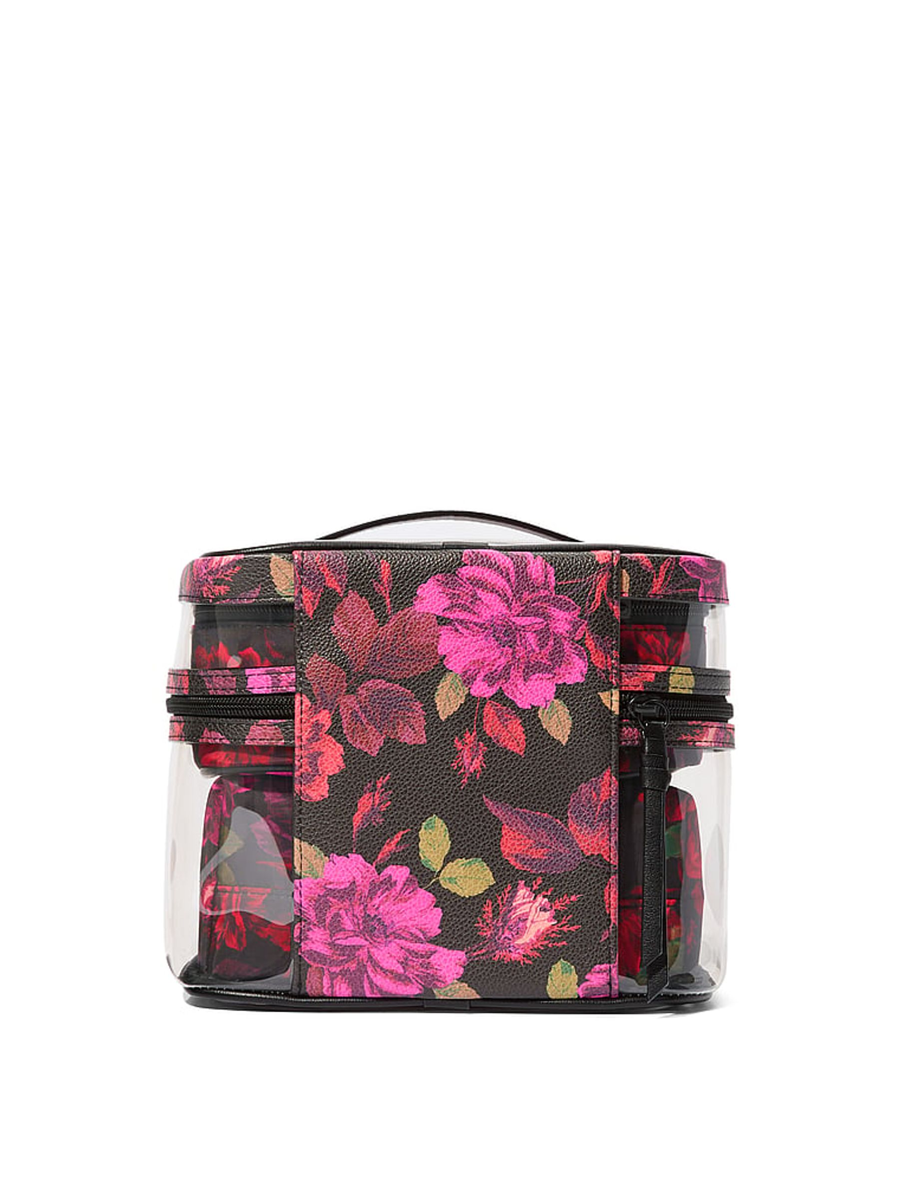 Black Floral 4-In-1 Make-Up Bag - Image 2 of 3