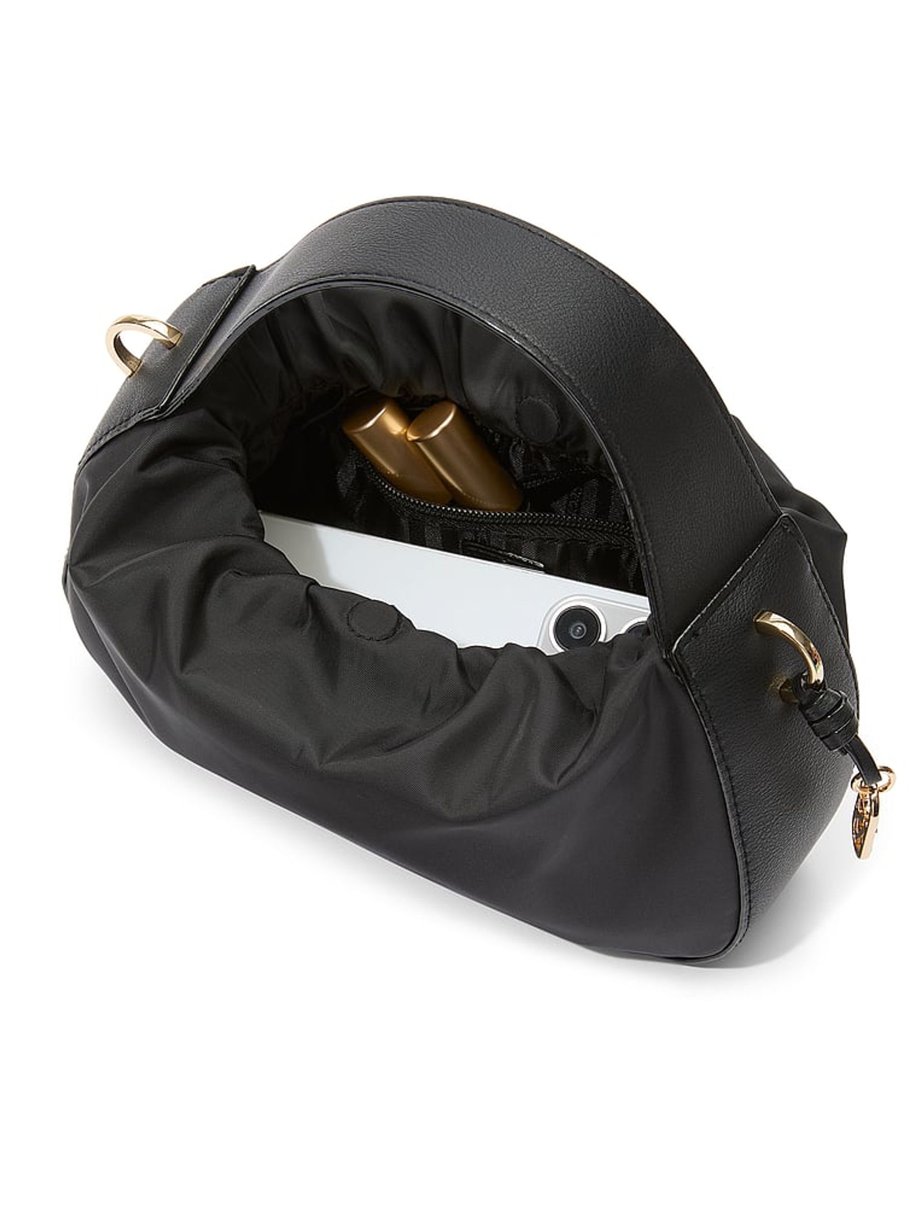 Black Mini Cross-Body Bag - Image 4 of 4 Black Mini Cross-Body Bag - Image 4 of 4