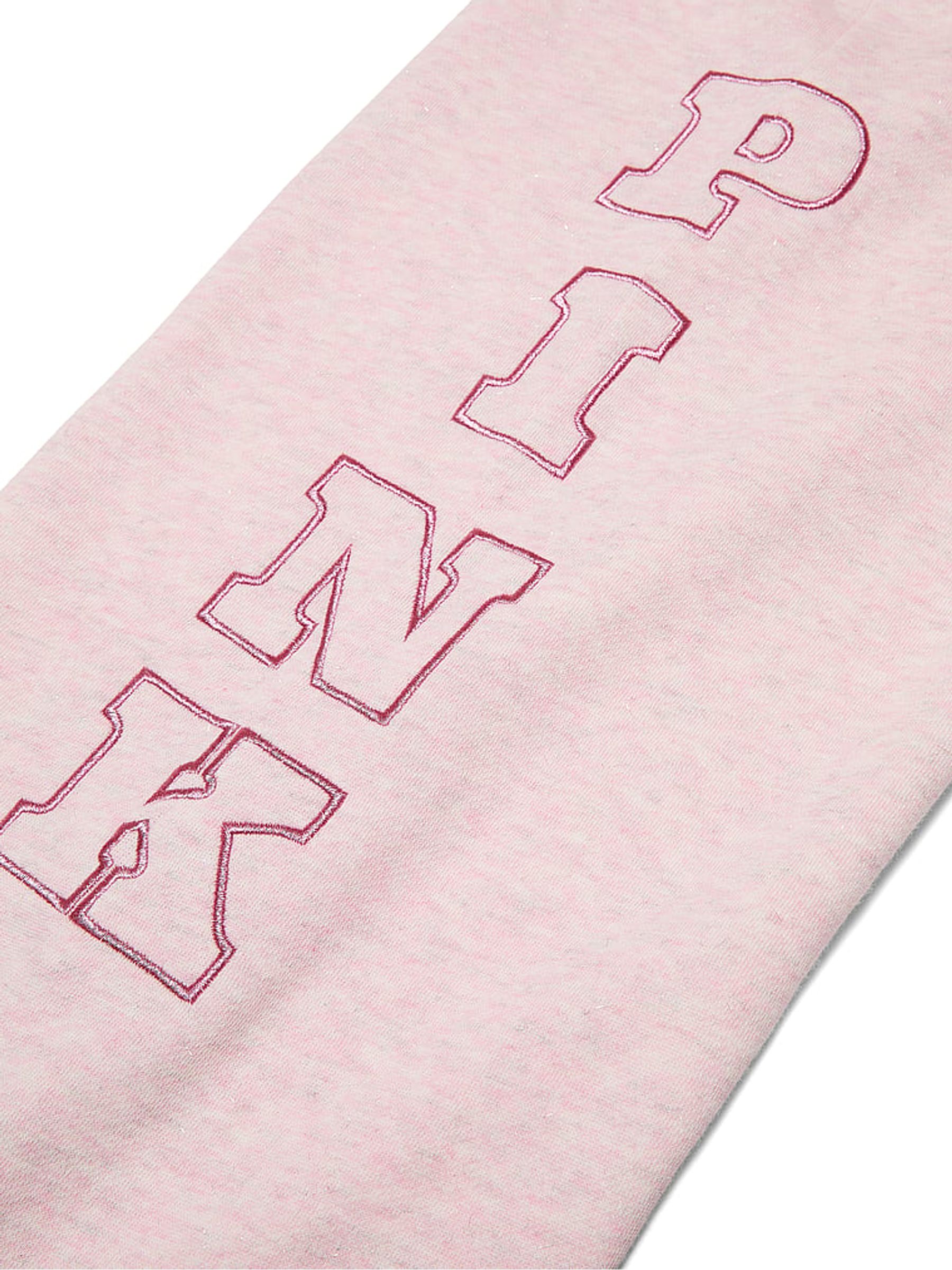 Heather Pink Petal Split Hem Joggers - Image 3 of 3