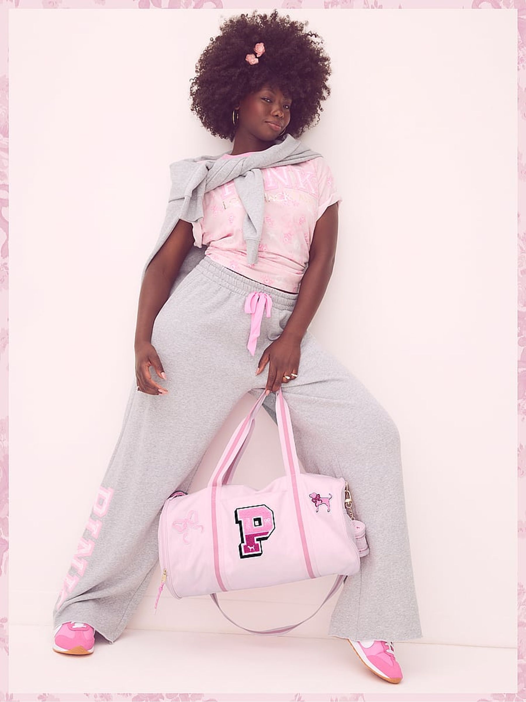 Pink Tulip PINK x LoveShackFancy Duffle Bag - Image 4 of 4