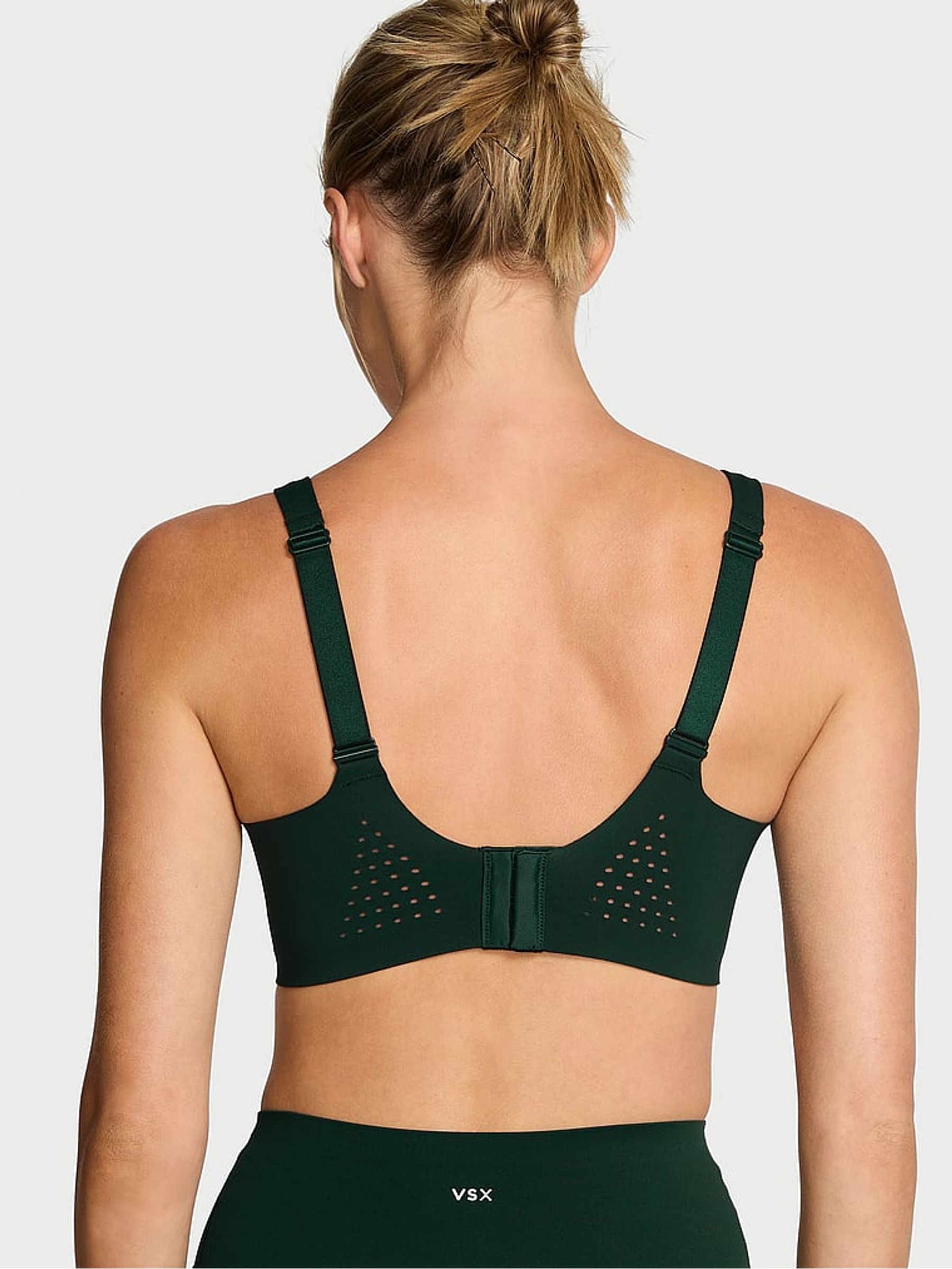 Cilantro Green Back Close Featherweight Max™ High Support Sports Bra - Image 2 of 2