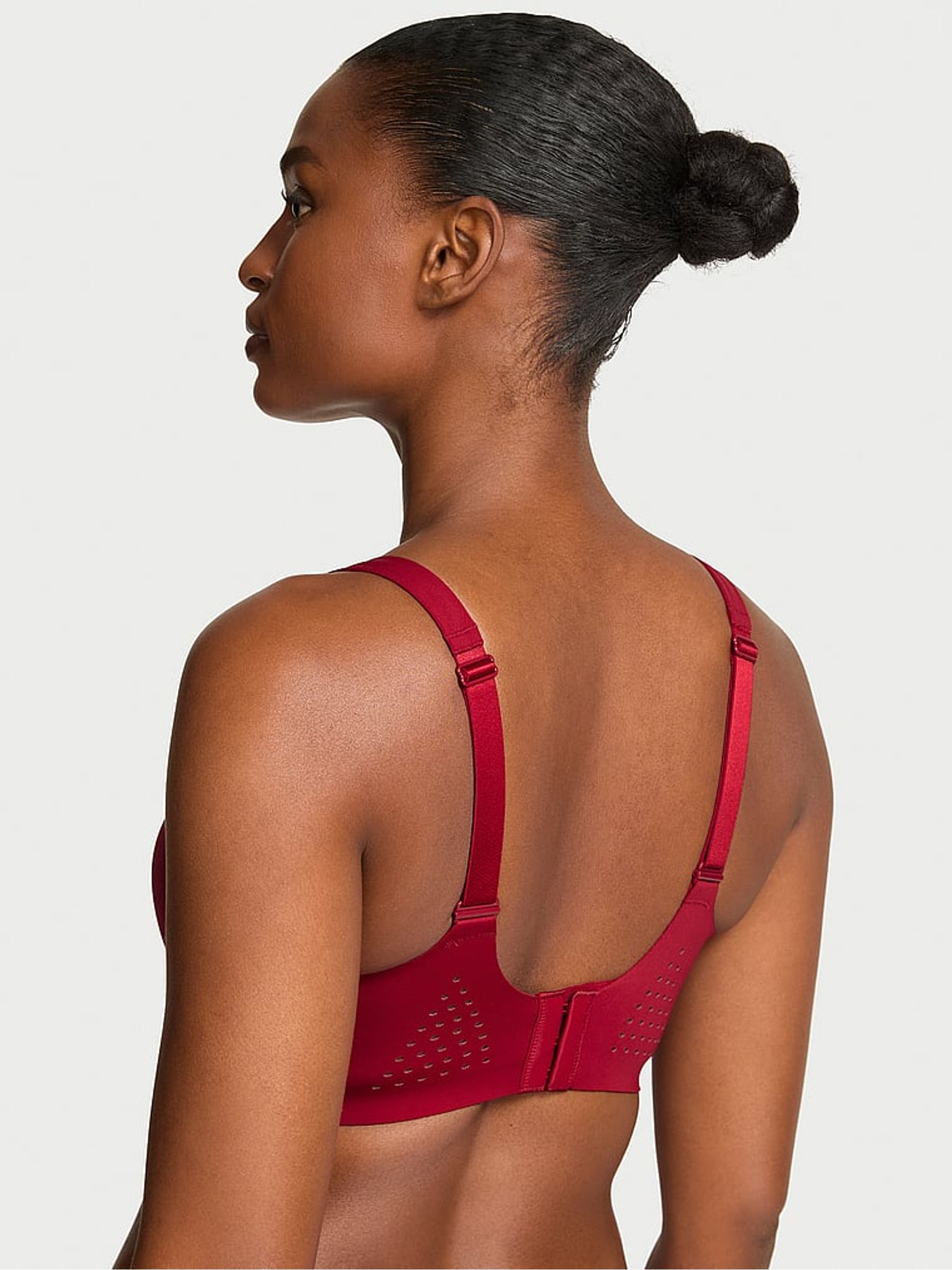 Red Lacquer Back Close Featherweight Max™ High Support Sports Bra - Image 2 of 3 Red Lacquer Back Close Featherweight Max™ High Support Sports Bra - Image 2 of 3