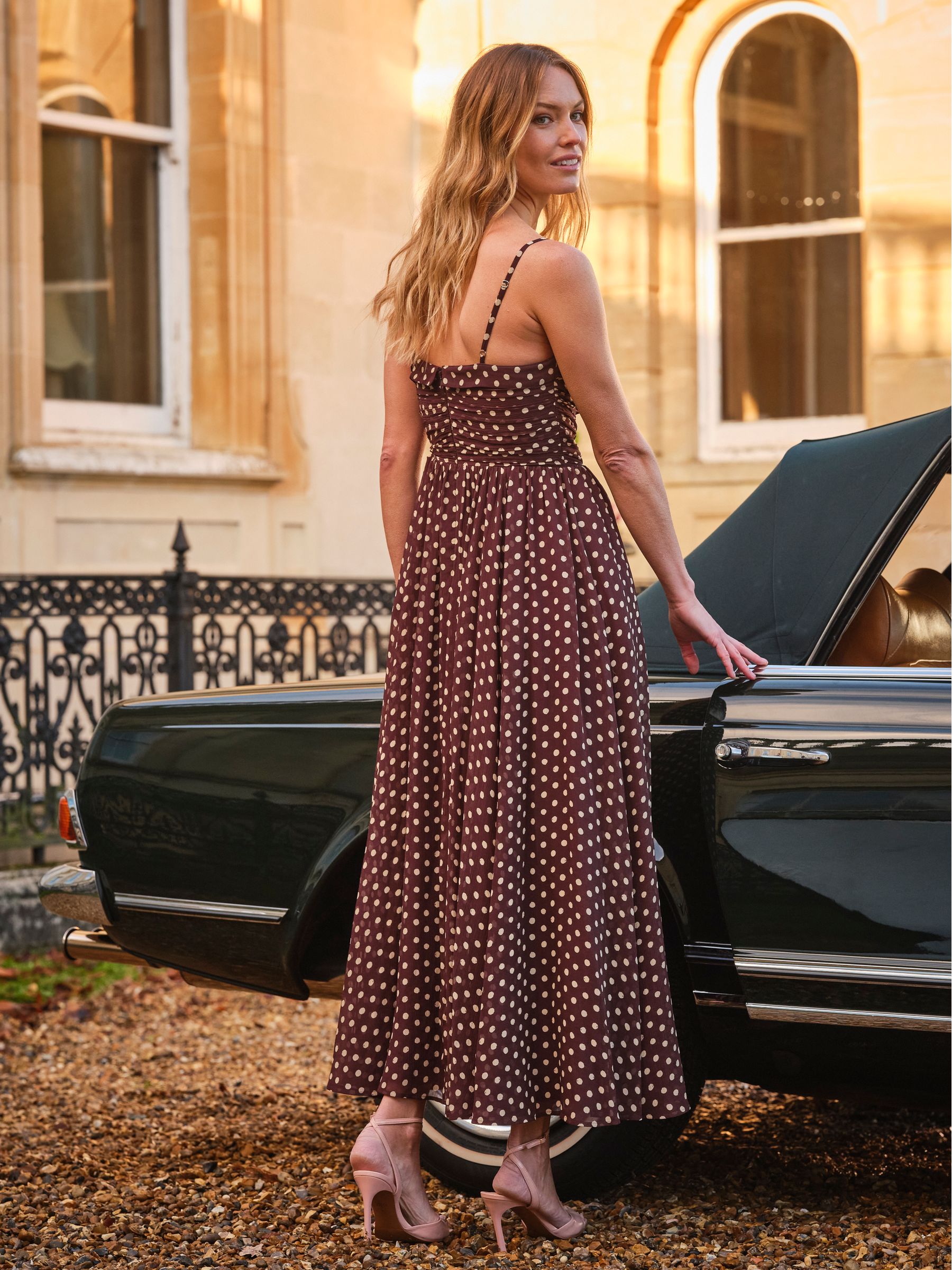 Mischa Chocolate Brown Regular Prom Dress - Image 2 of 5