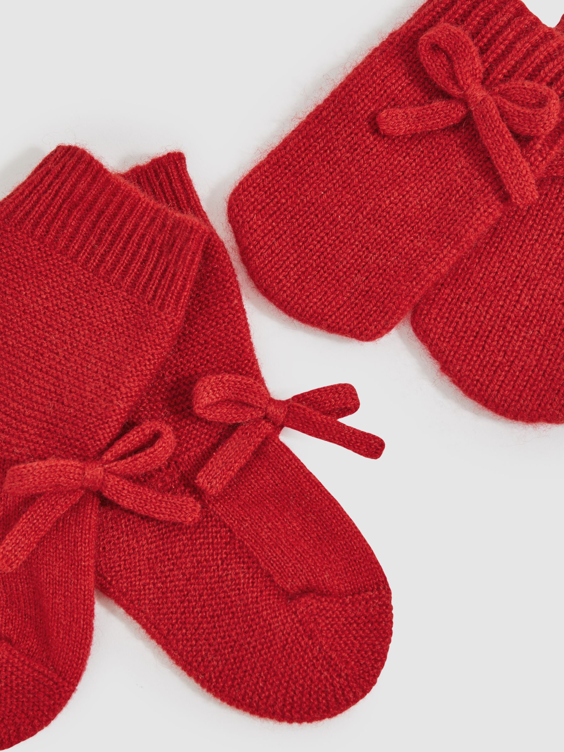 Cashmere Boots And Mittens Set 2 Pack in Red - Image 2 of 2