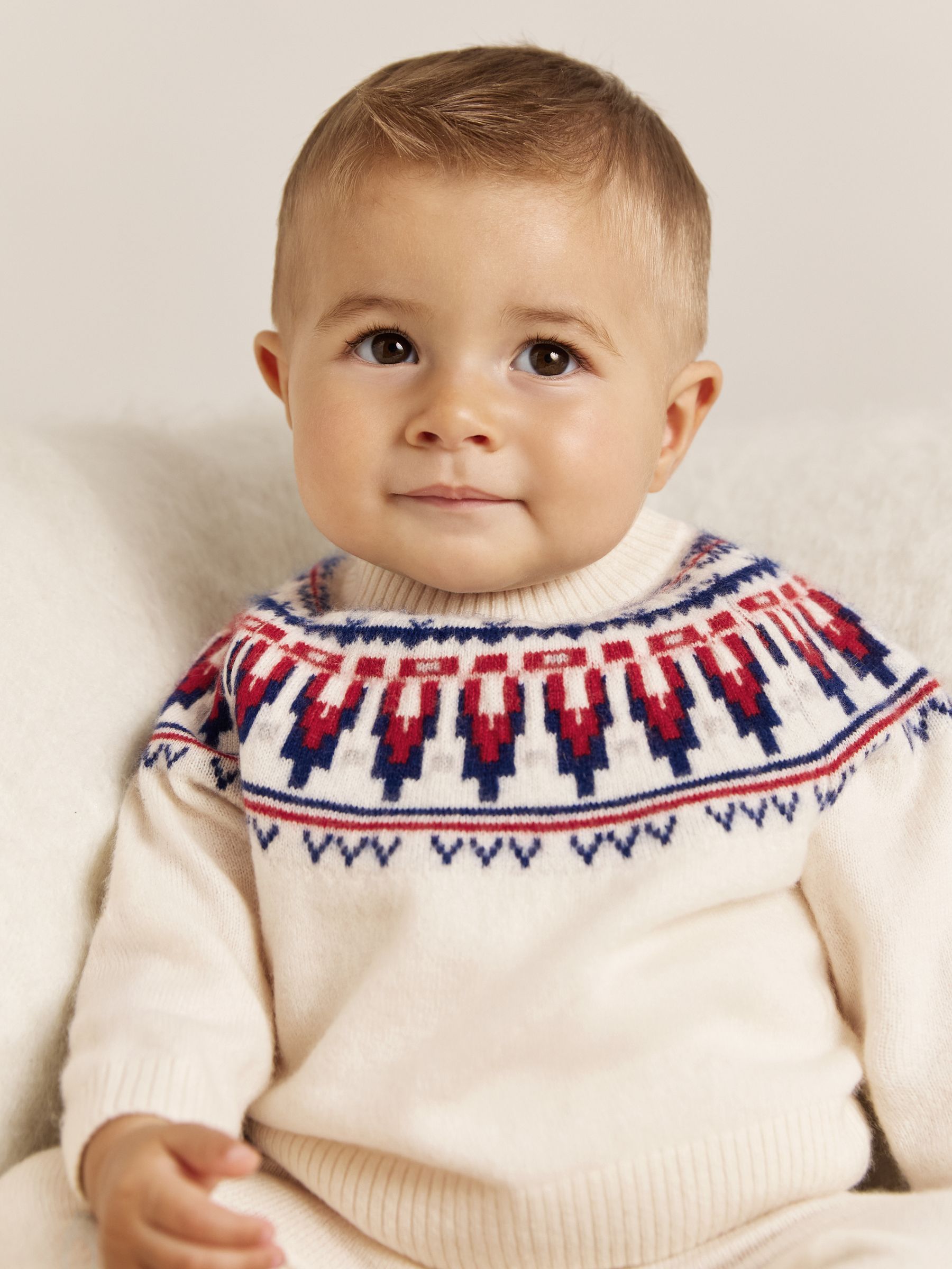 100% Cashmere Jumper and Leggings Set in Ivory - Image 3 of 5