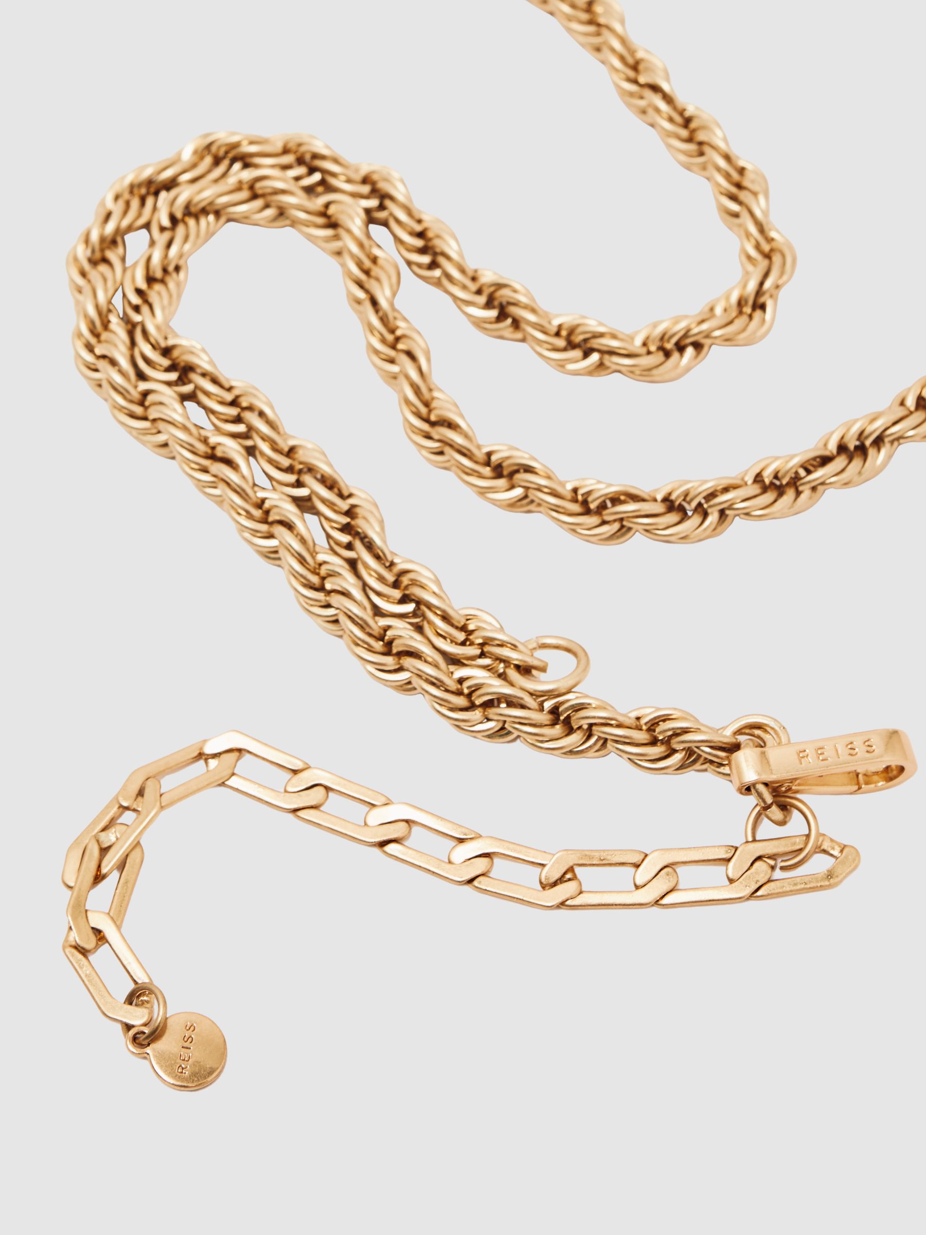 Twist Chain Belt in Gold - image 2