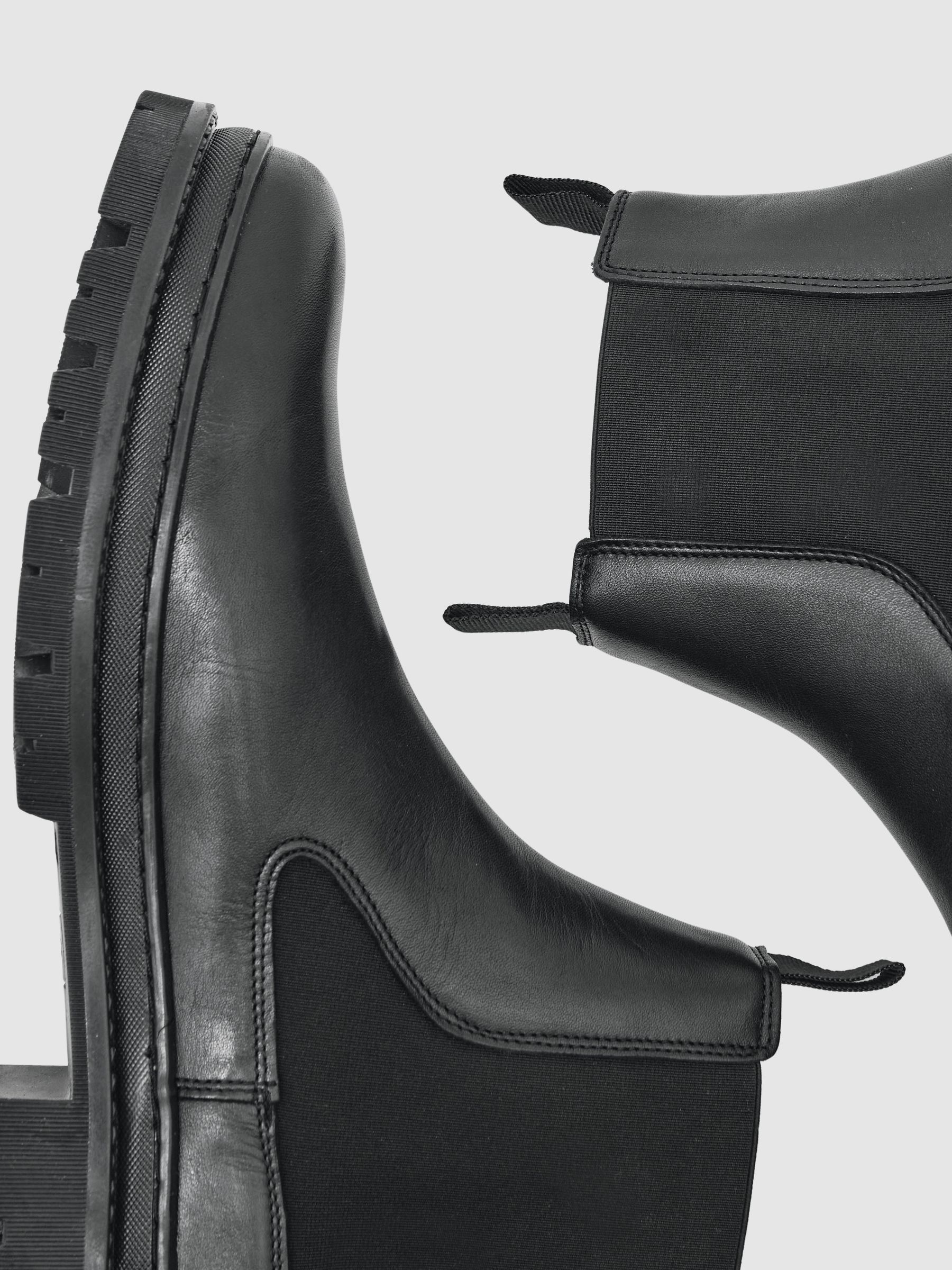 Leather Chelsea Boots in Black - Image 5 of 6