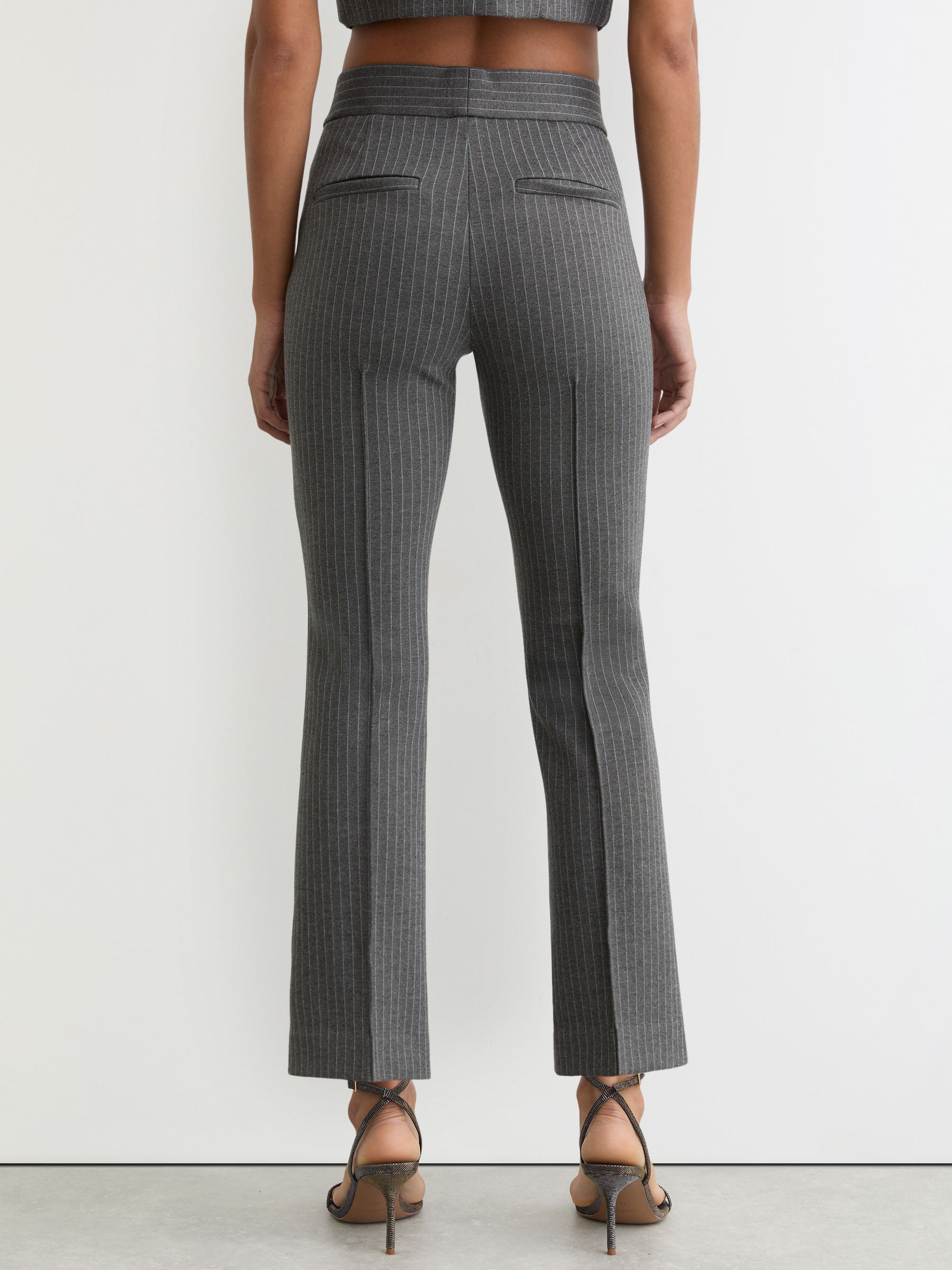 Good American Kick-Flare Trousers in Charcoal Grey - image 5