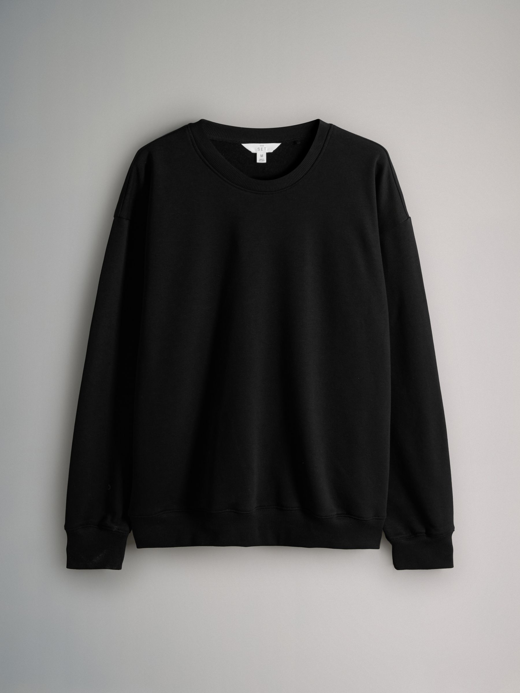 Black/Brown/Purple/Dusty Pink - 4 Pack Relaxed Crew Neck Sweatshirt - Image 5 of 6