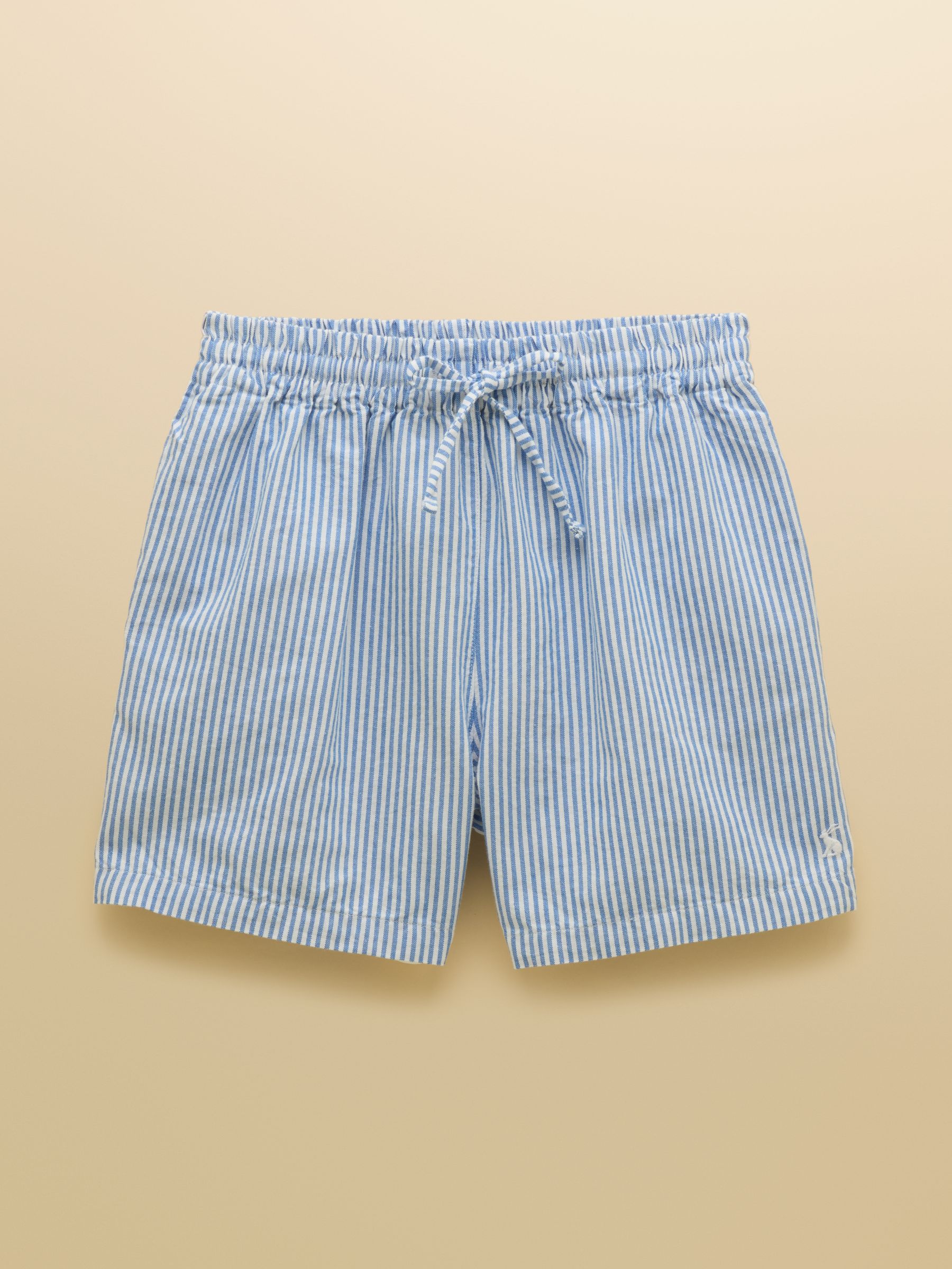 Girls' Amara Blue & White Woven Shorts - Image 1 of 4