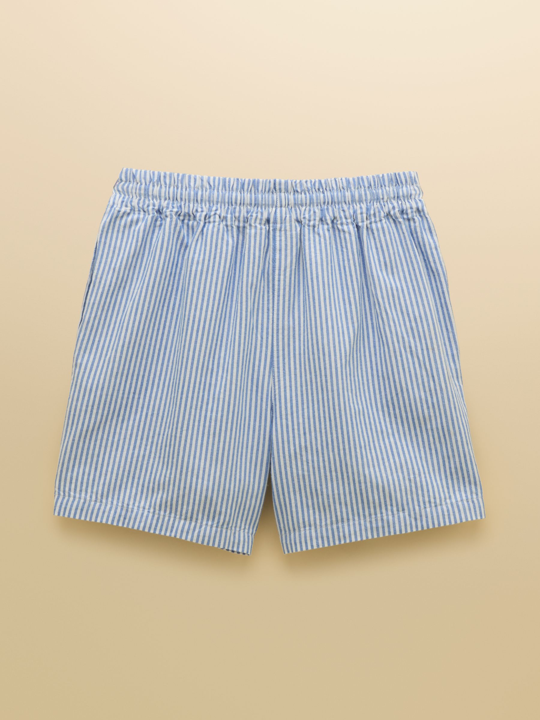 Girls' Amara Blue & White Woven Shorts - Image 2 of 4