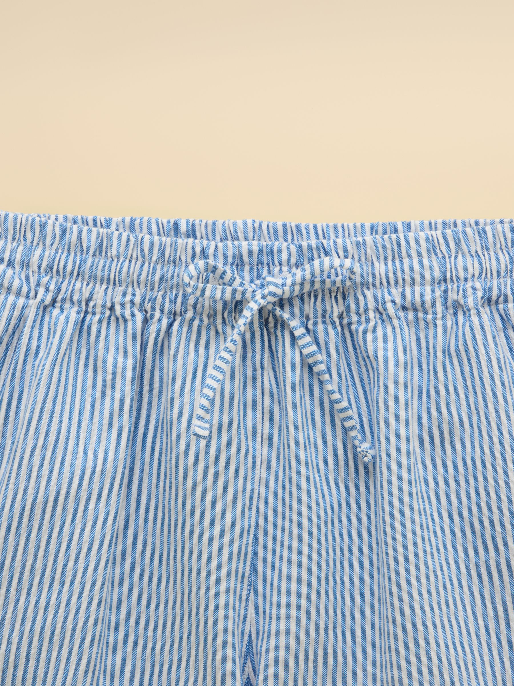Girls' Amara Blue & White Woven Shorts - Image 3 of 4