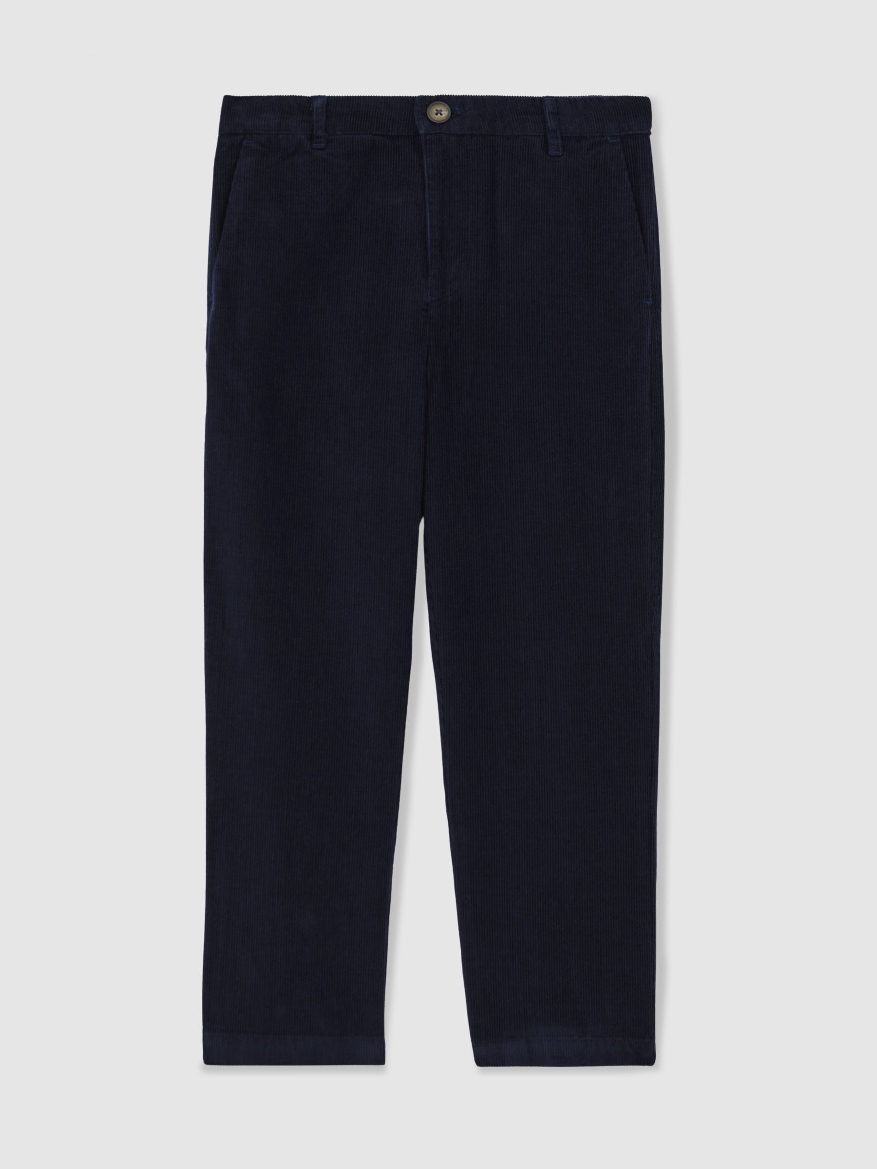 3-9 yrs Slim-Fit Corduroy Trousers in Navy - Image 2 of 5