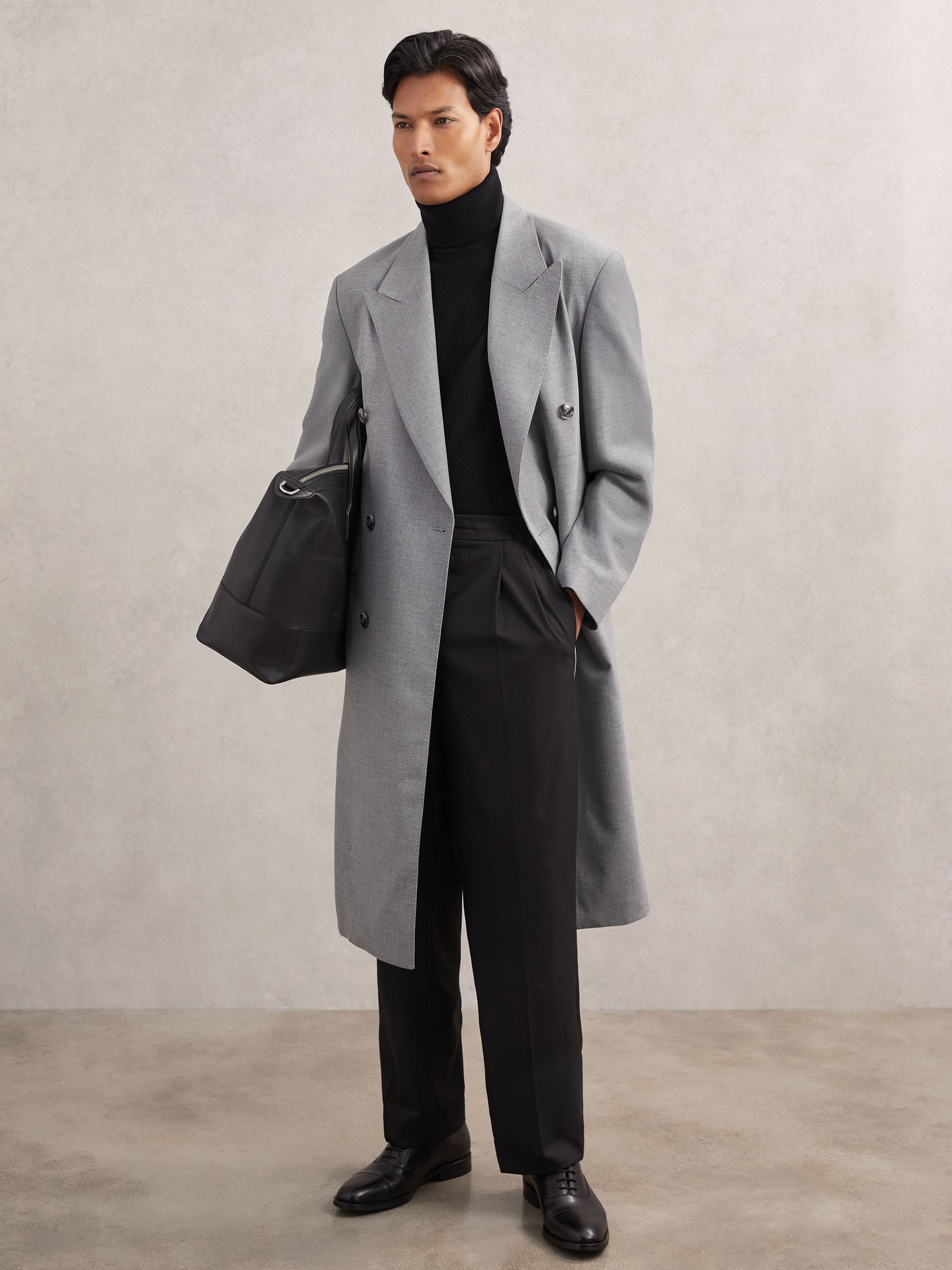 Double-breasted Relaxed-fit Overcoat