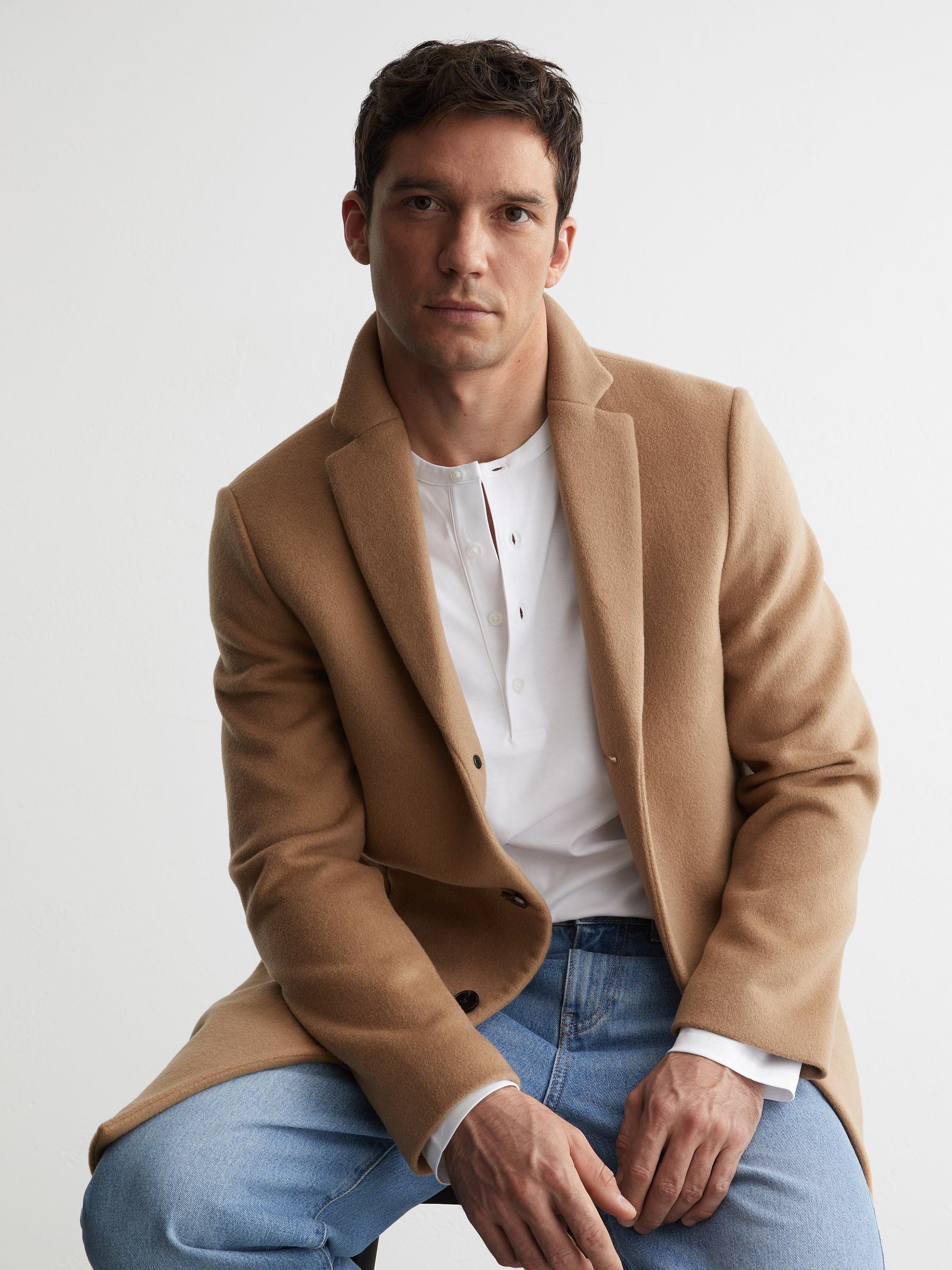 Coat in Camel - Image 7 of 8