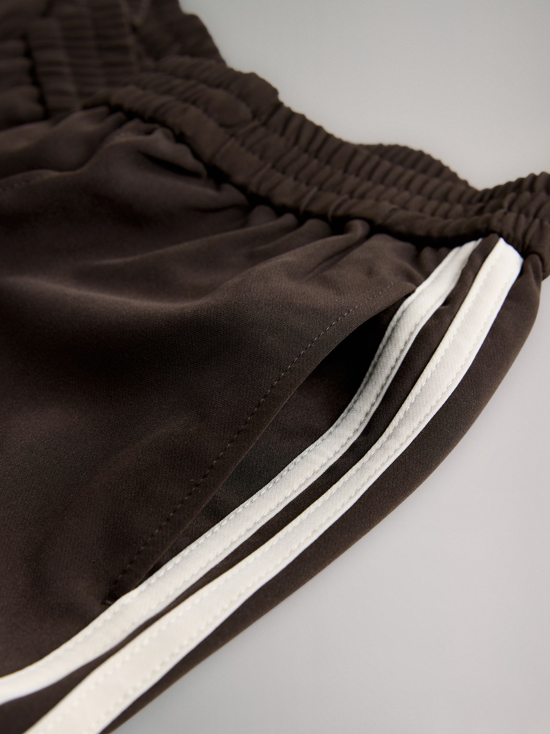 2 Pack Double Side Stripe Trousers Chocolate Brown/Cream - Image 5 of 6