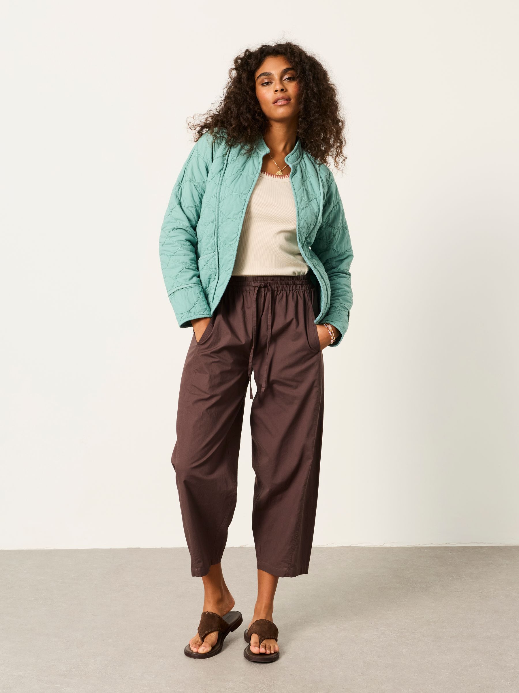 Green Quilted Jacket - Image 4 of 5