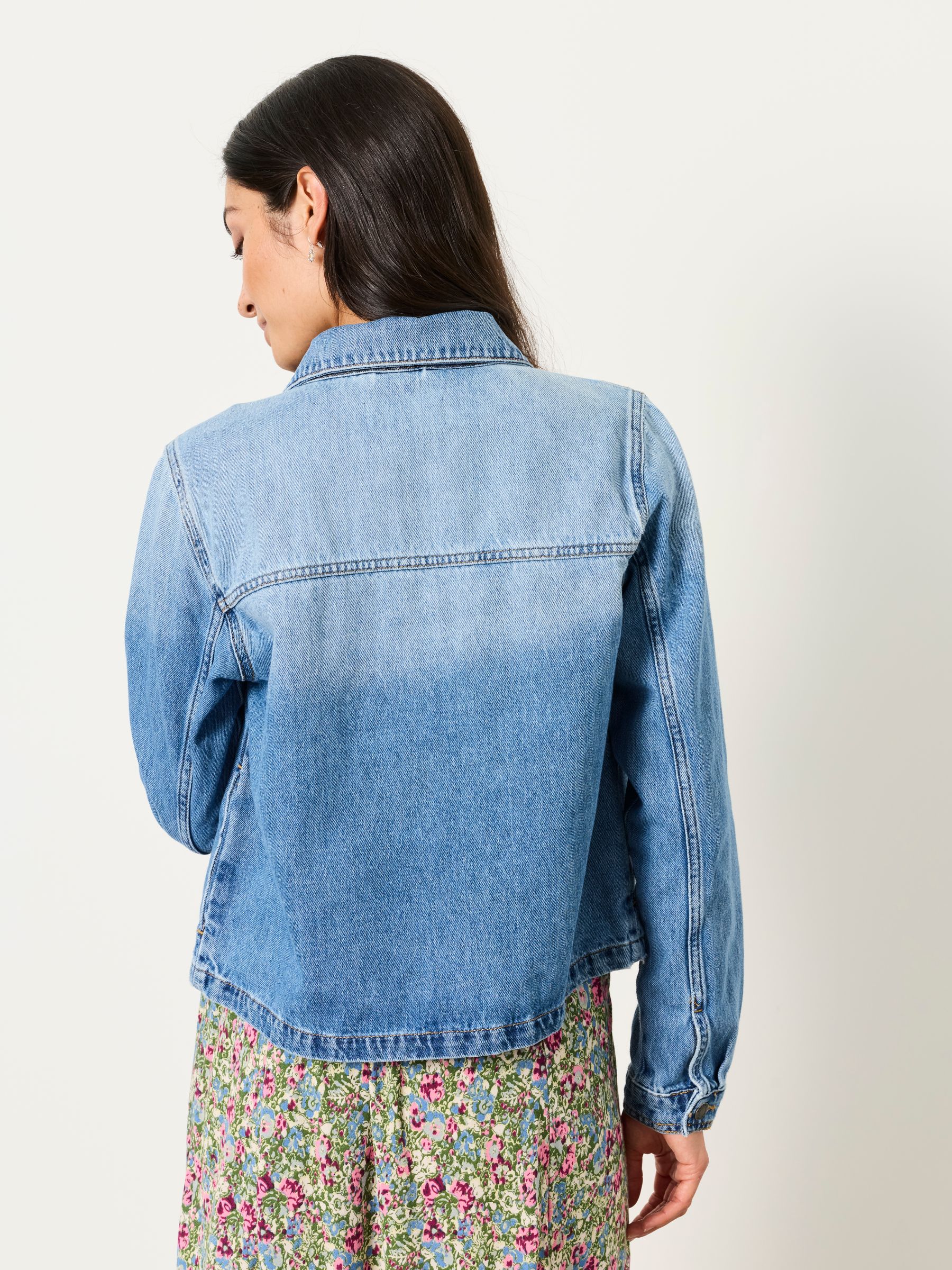 Thea Denim Vintage Regular Denim Jacket - Image 3 of 7