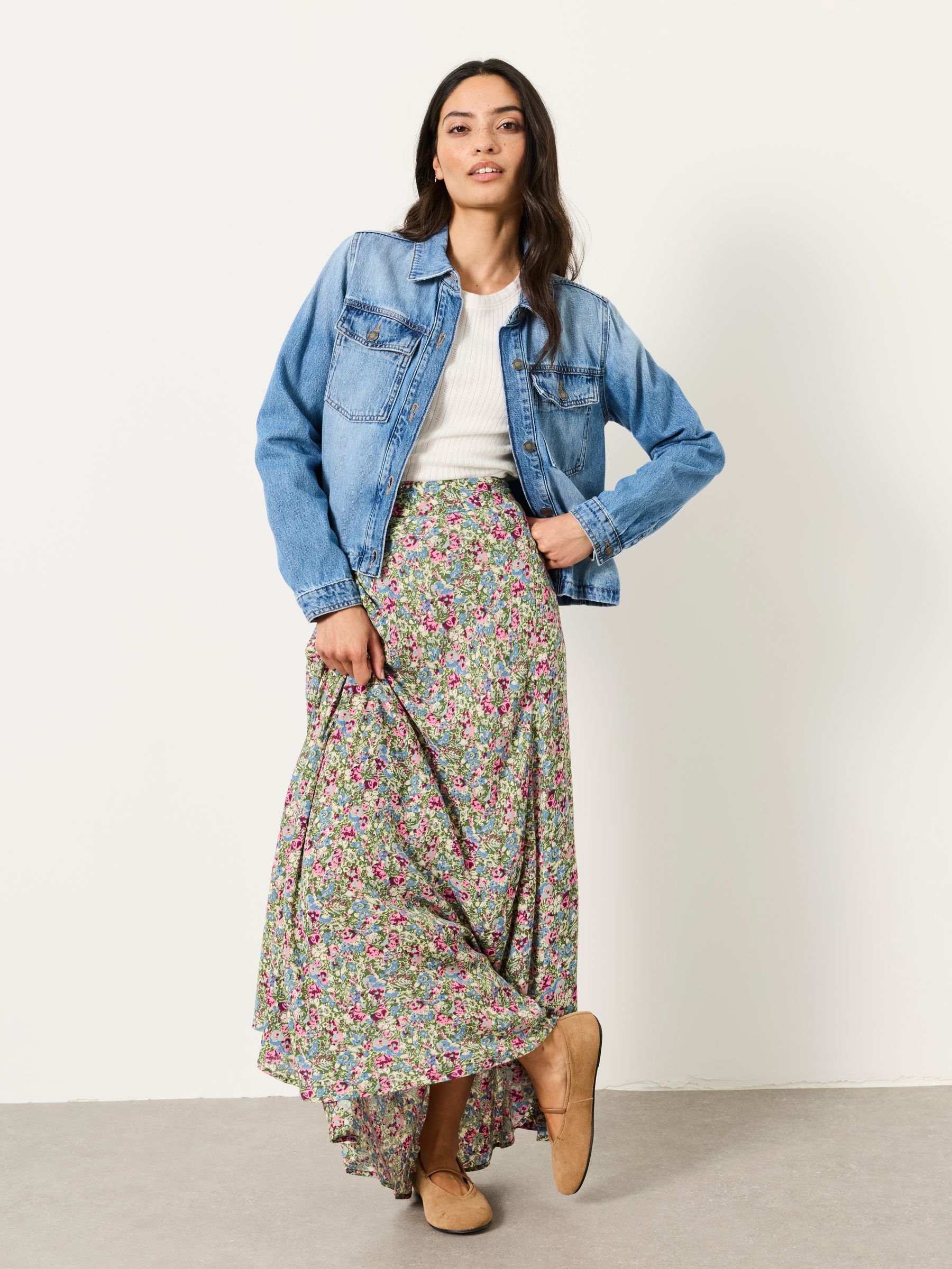 Thea Denim Vintage Regular Denim Jacket - Image 6 of 7