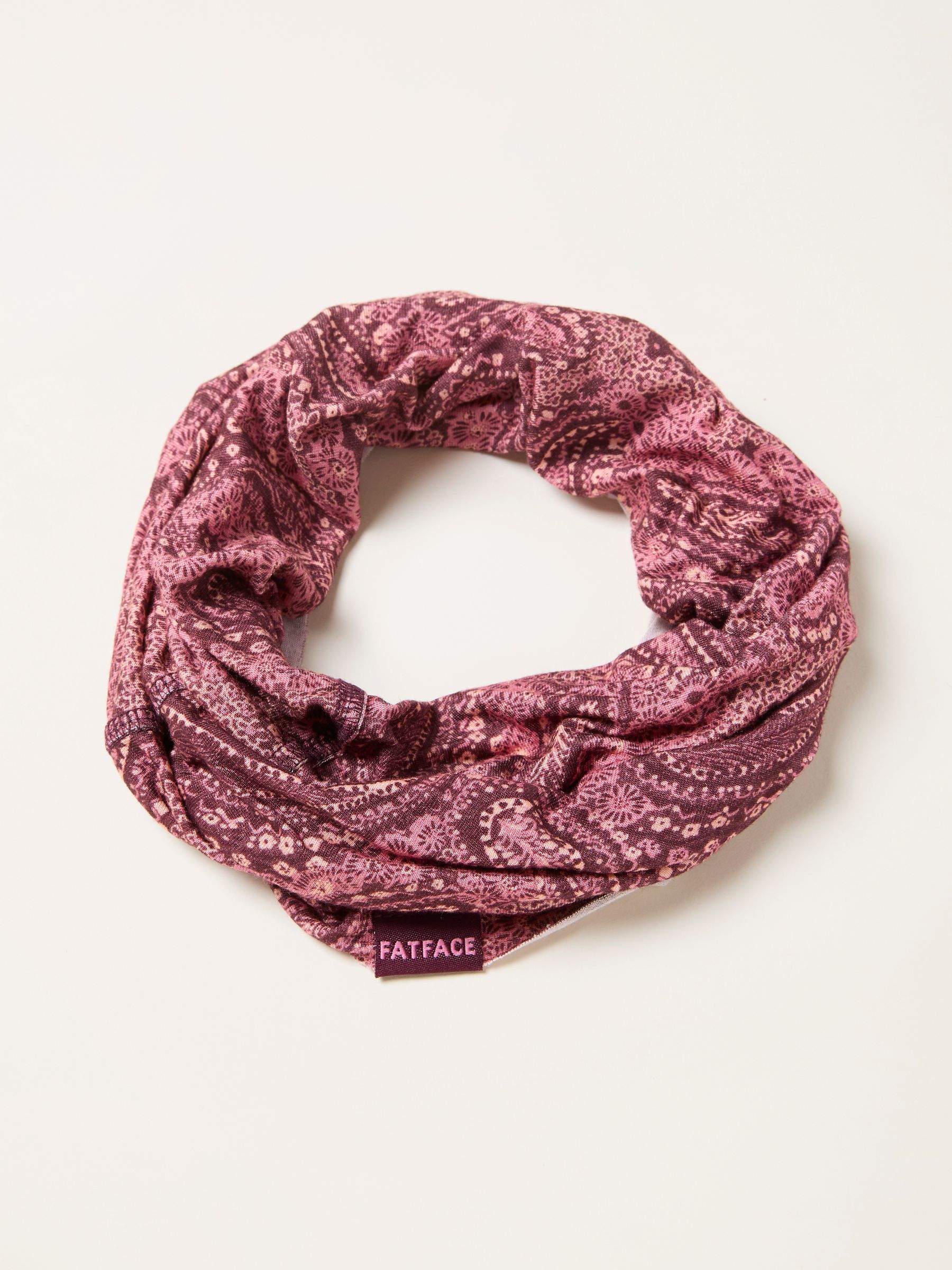 Pink Paisley Print Multi Snood - Image 1 of 2