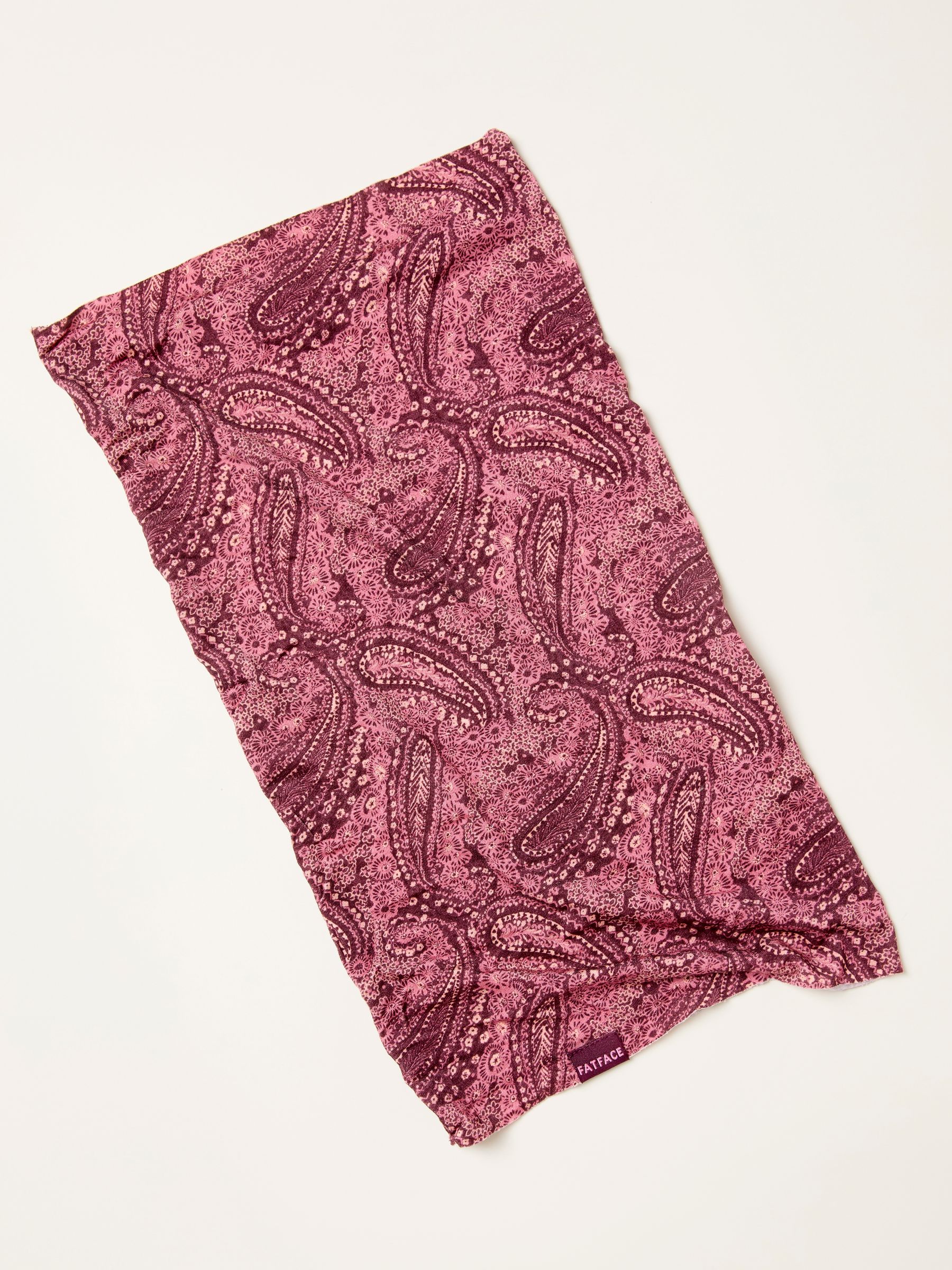 Pink Paisley Print Multi Snood - Image 2 of 2