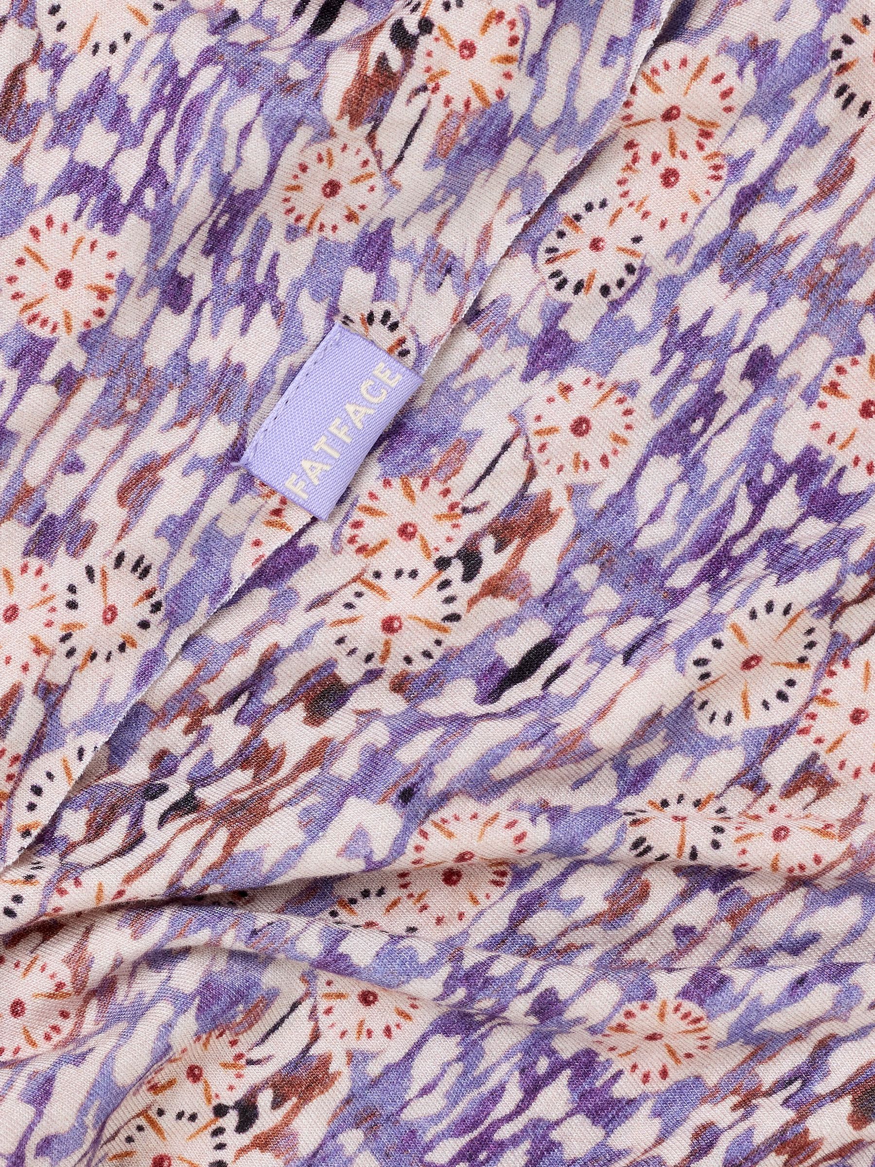 Purple Paisley Print Multi Snood - Image 3 of 3 Purple Paisley Print Multi Snood - Image 3 of 3