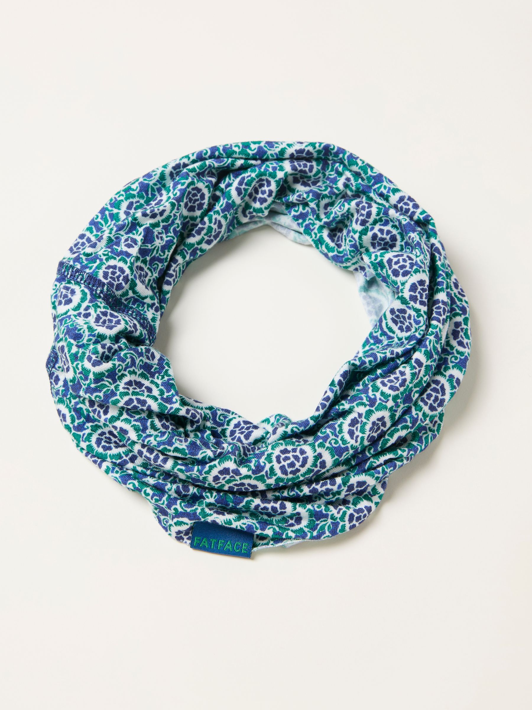 Blue Floral Print Multi Snood - Image 1 of 2