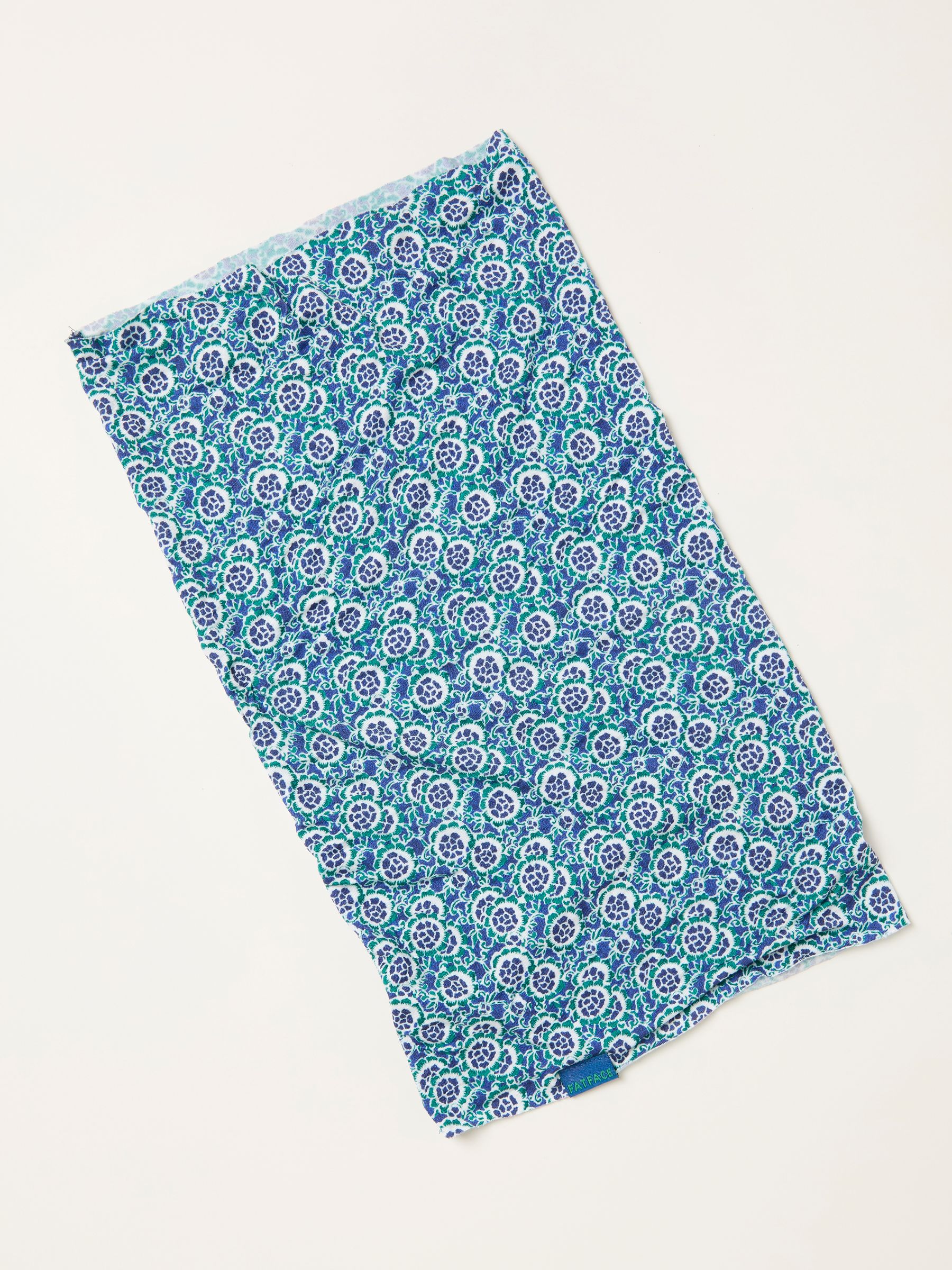 Blue Floral Print Multi Snood - Image 2 of 2