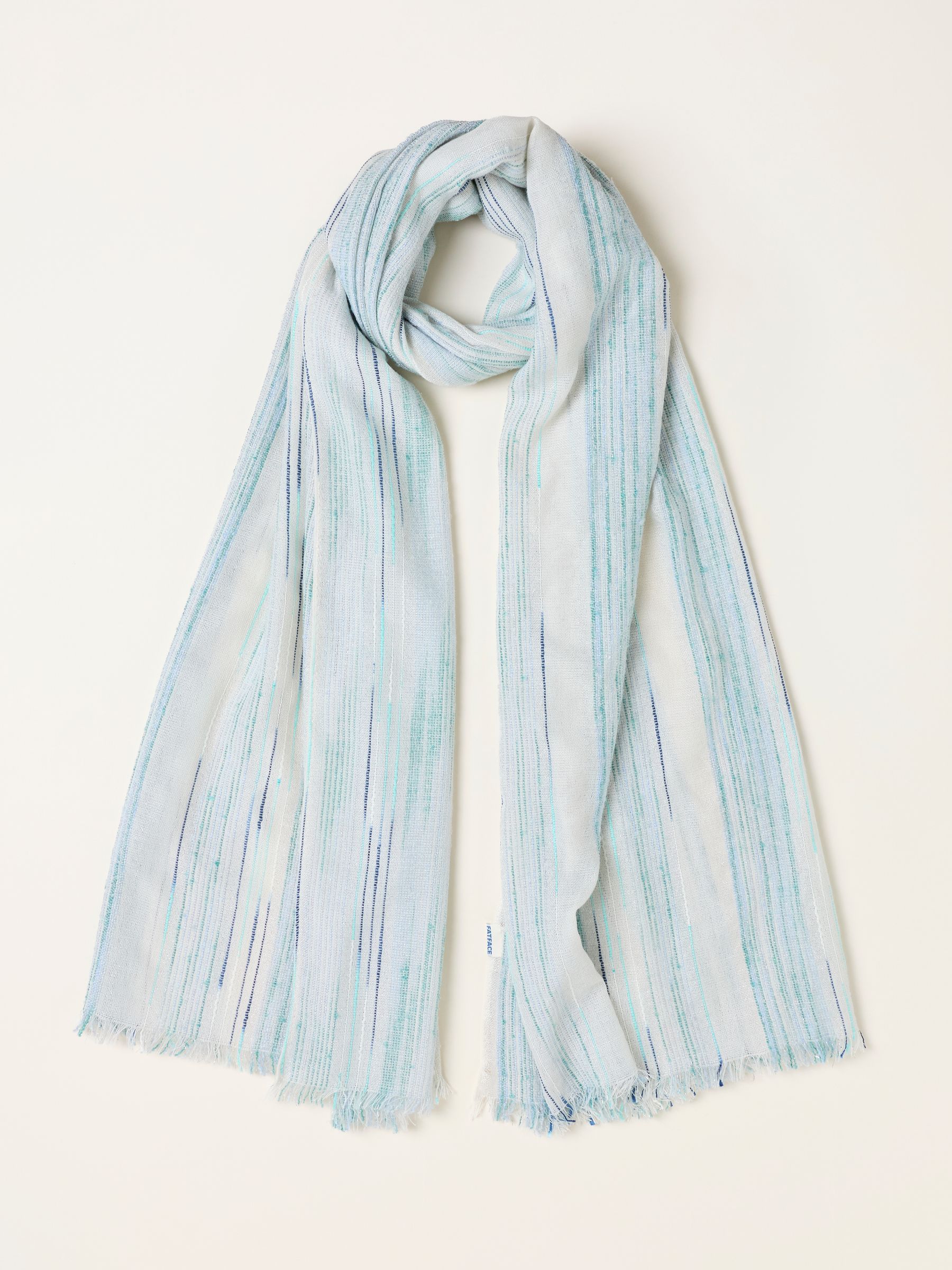 Blue Festival Stripe Scarf - Image 1 of 3