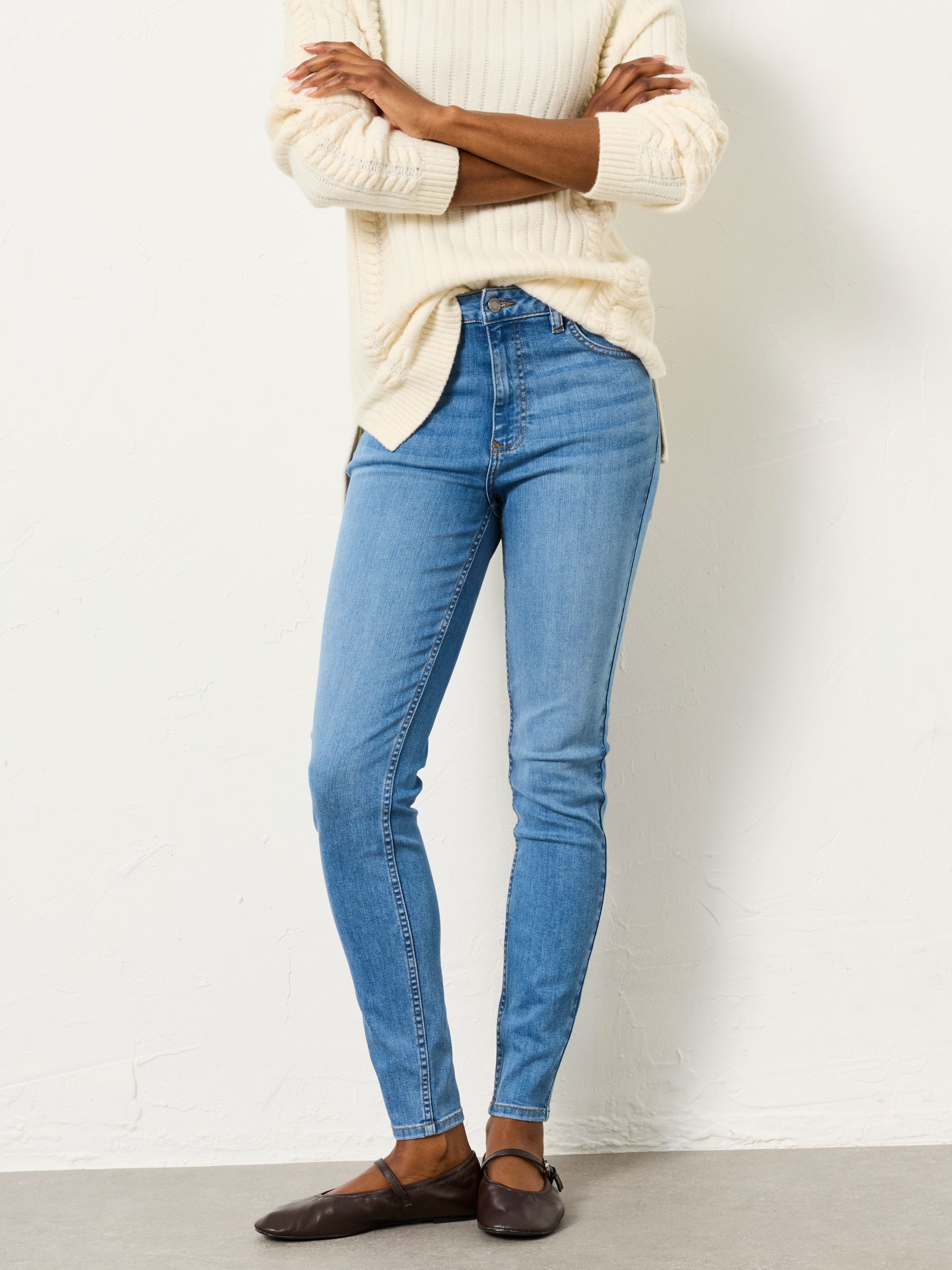 Witney Light Blue Skinny Jeans - Image 1 of 7