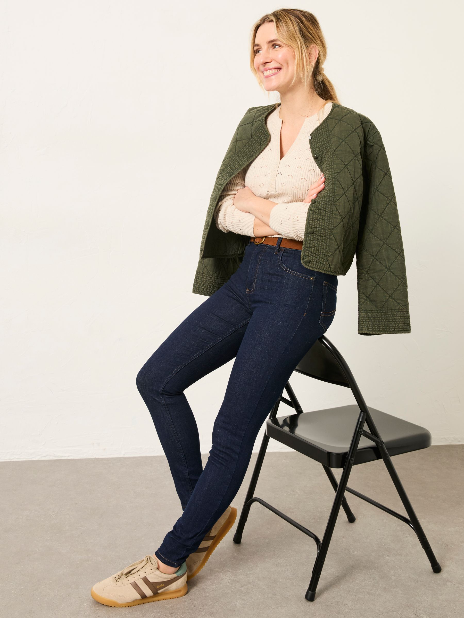 Witney Blue Denim Skinny Jeans - Image 5 of 7