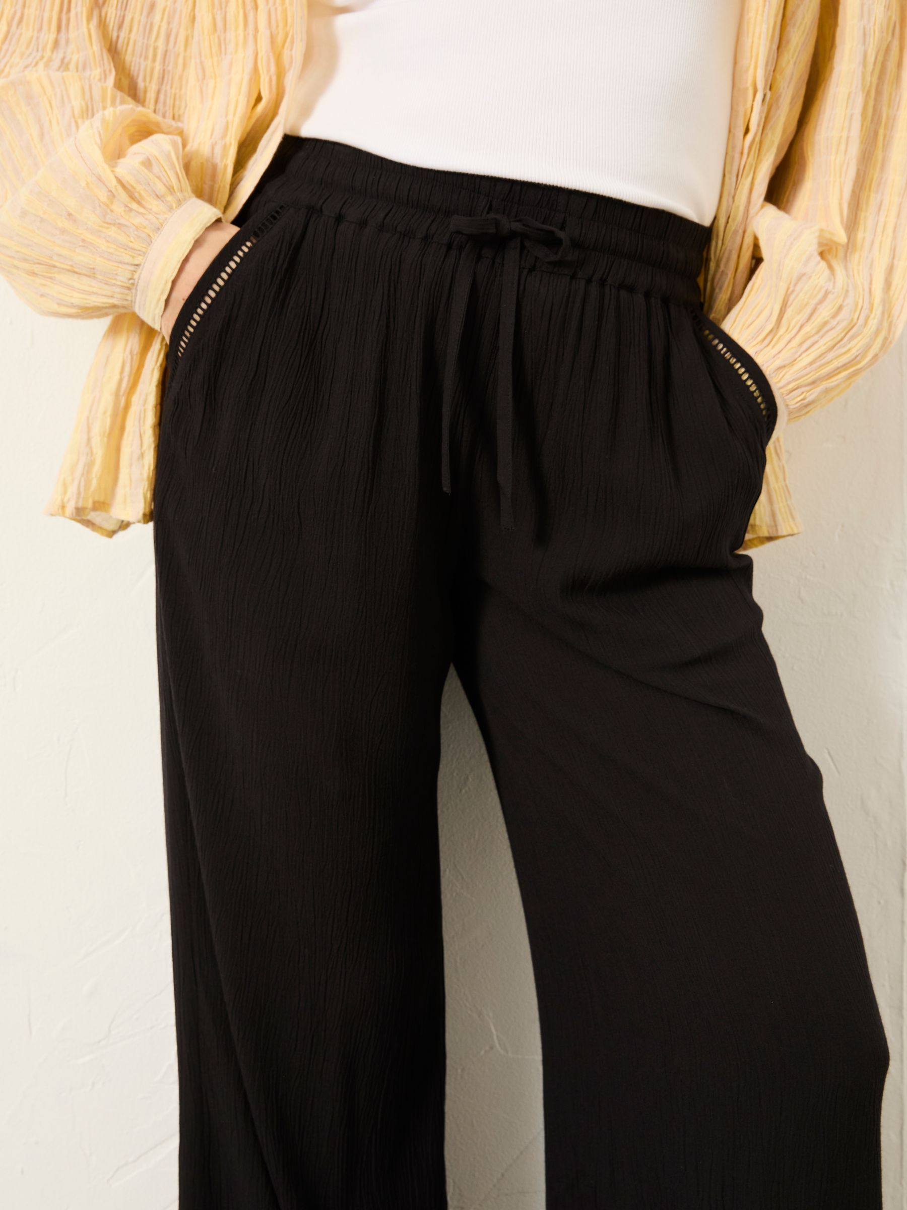 Melissa Black Palazzo Trousers - Image 4 of 6