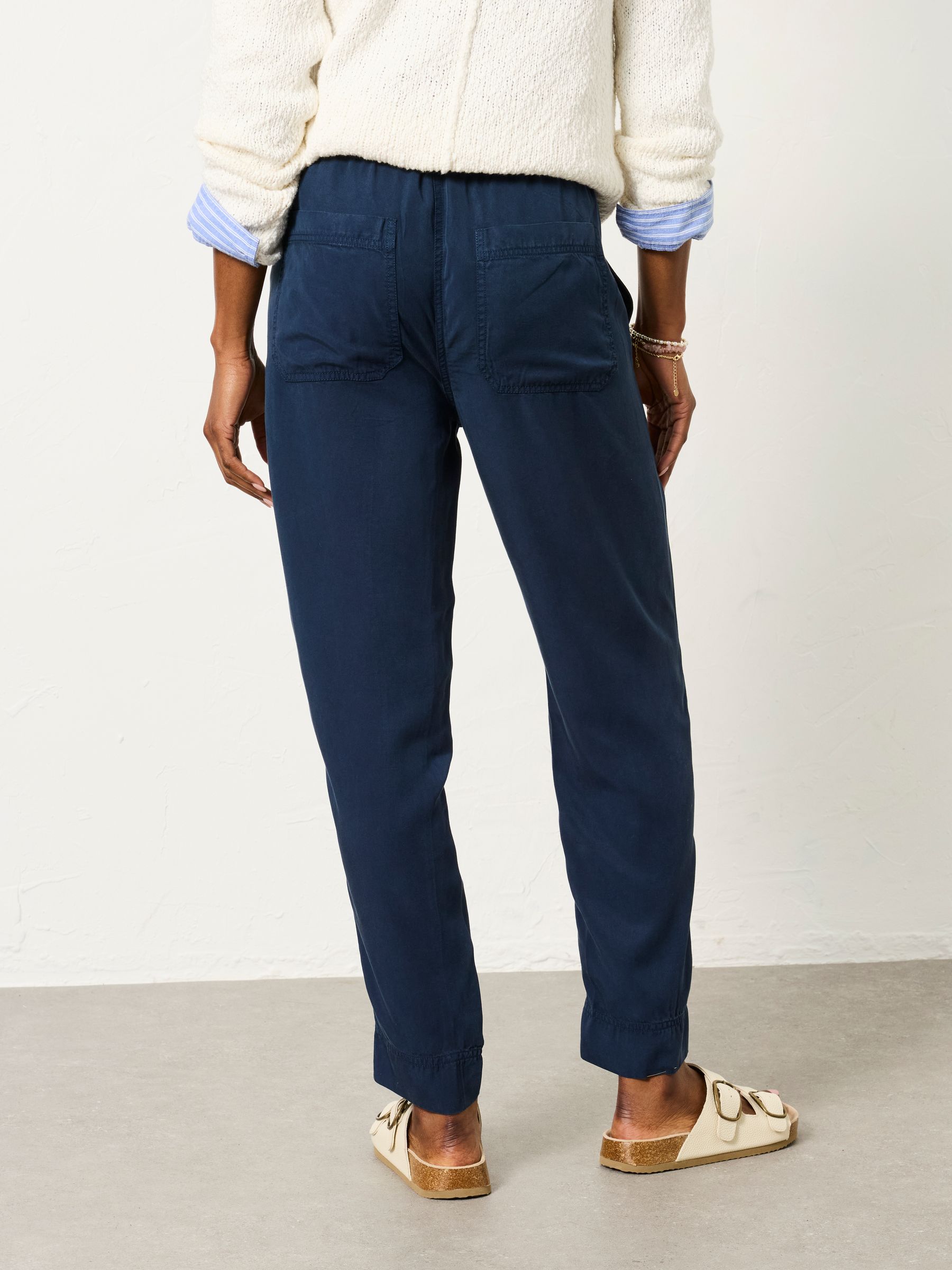 Charlie Navy Tapered Trouser - Image 2 of 6