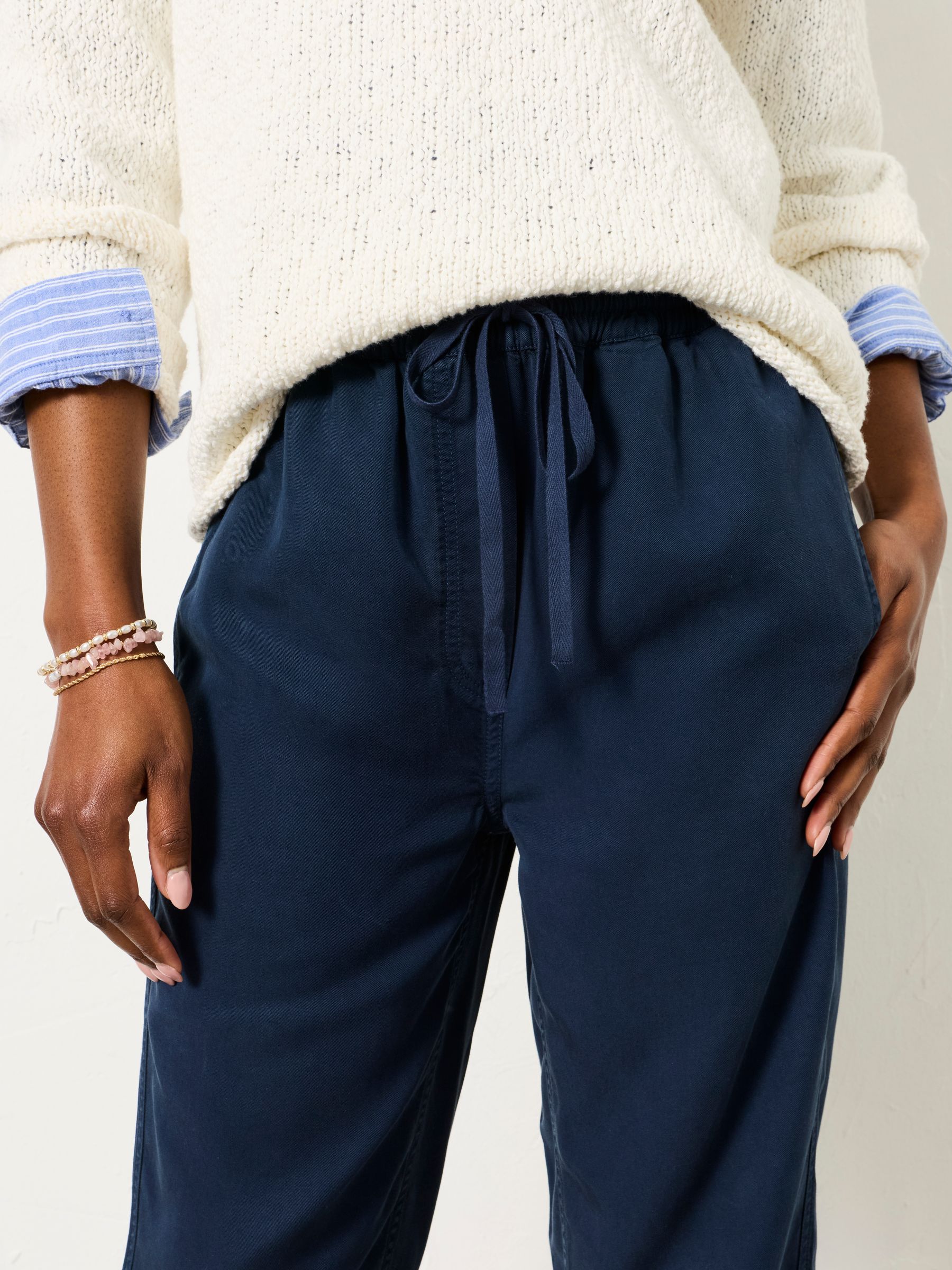 Charlie Navy Tapered Trouser - Image 3 of 6