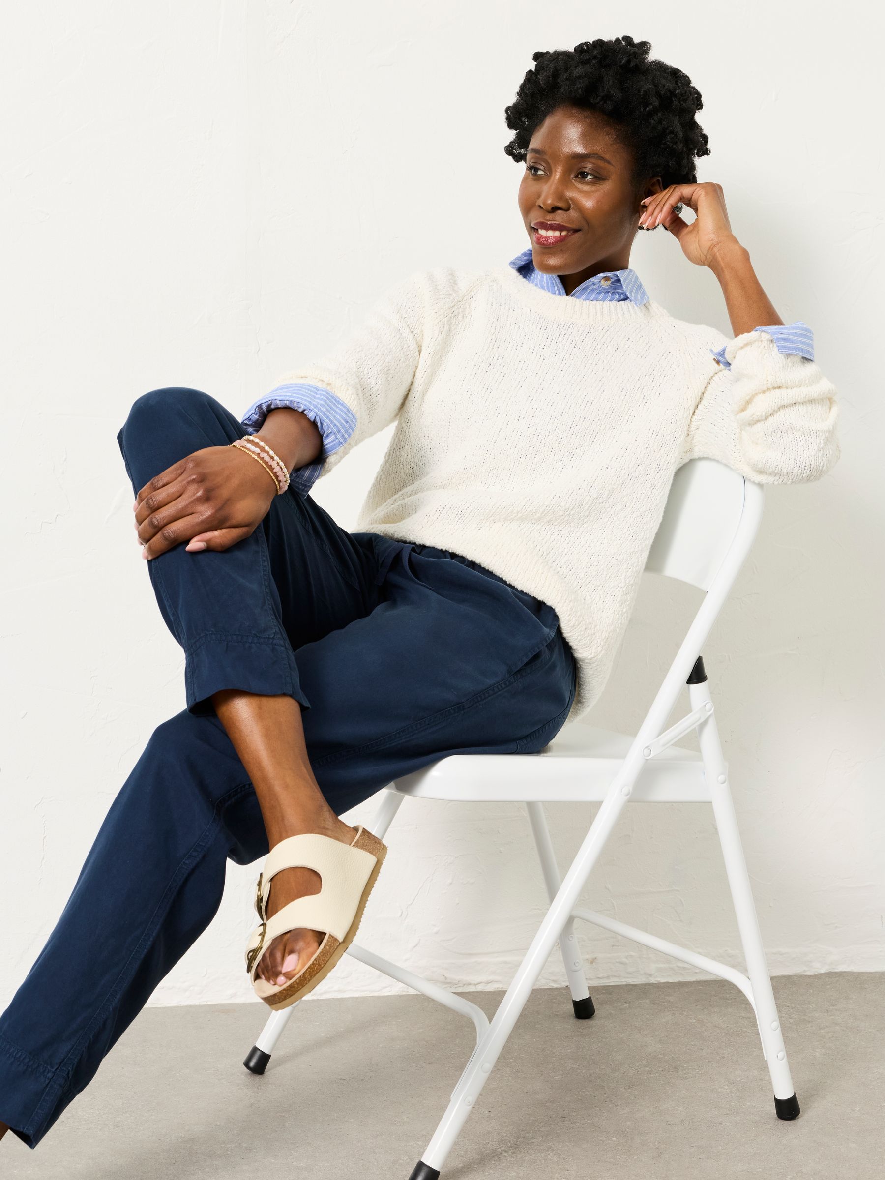 Charlie Navy Tapered Trouser - Image 4 of 6