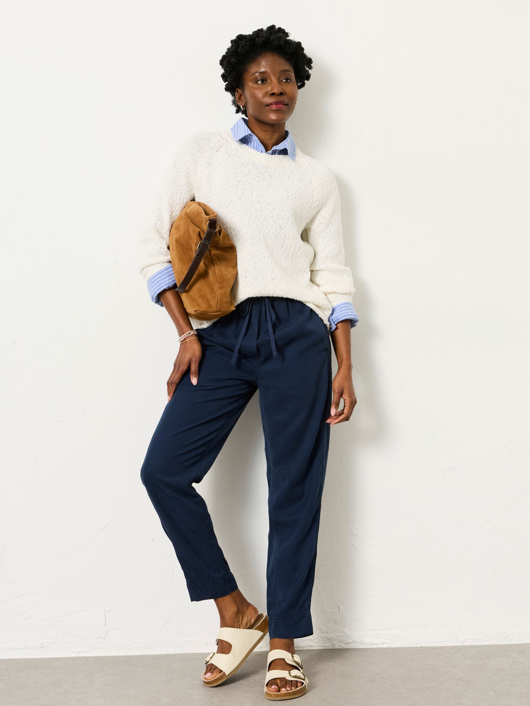 Charlie Navy Tapered Trouser - Image 5 of 6