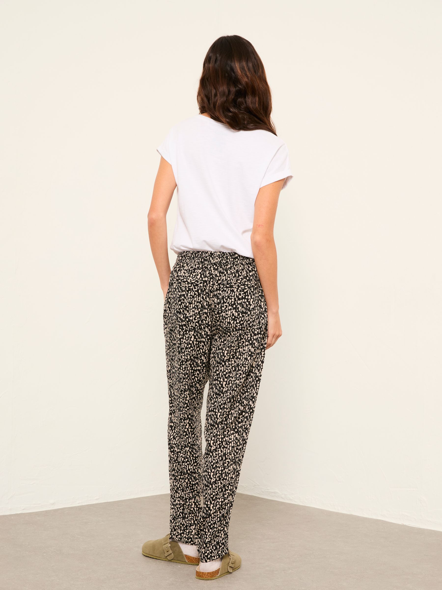 mono texture Tapered Trousers - Image 2 of 6