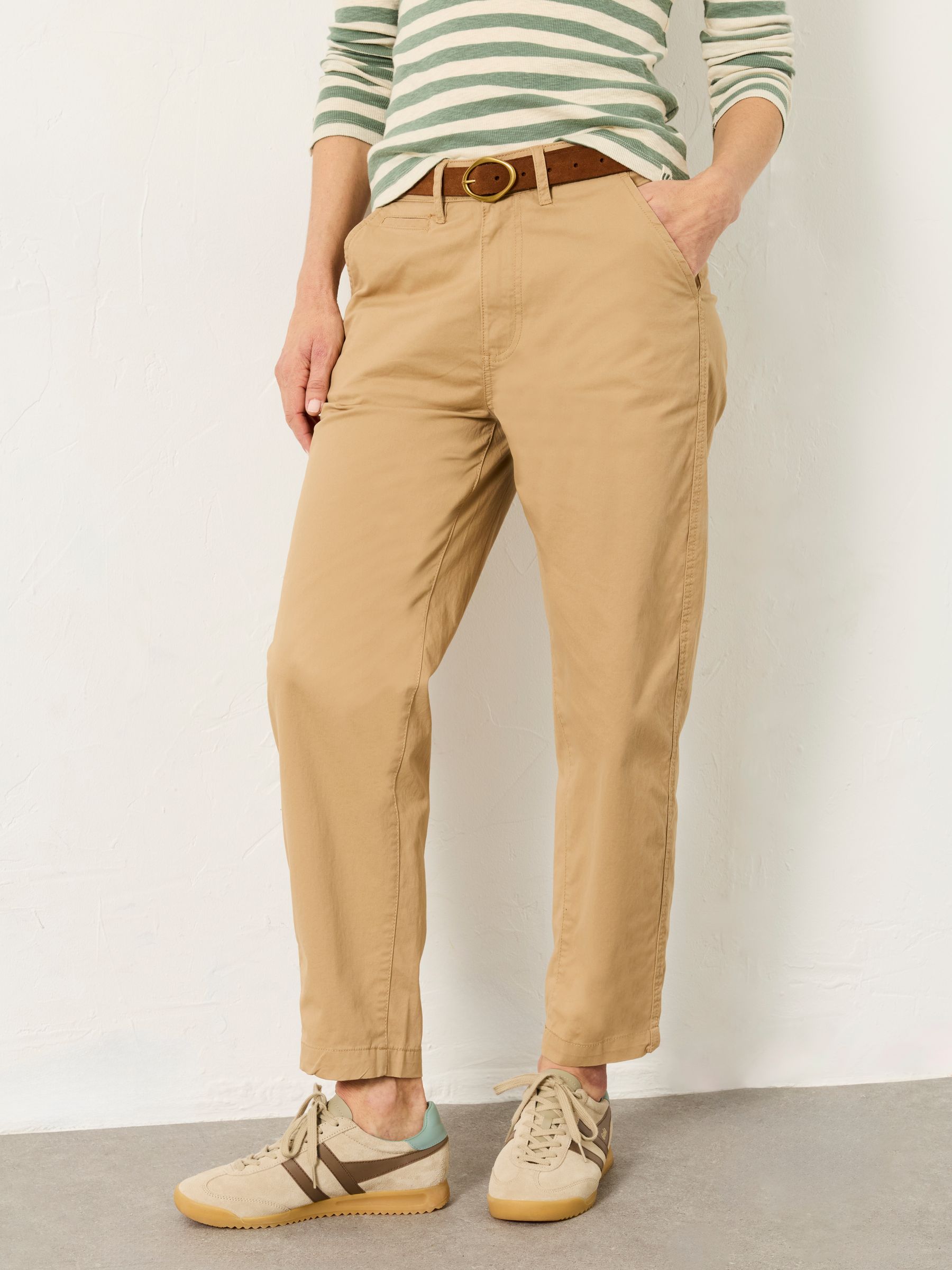 Blazey Stone Tapered Chino Trousers | FatFace USA