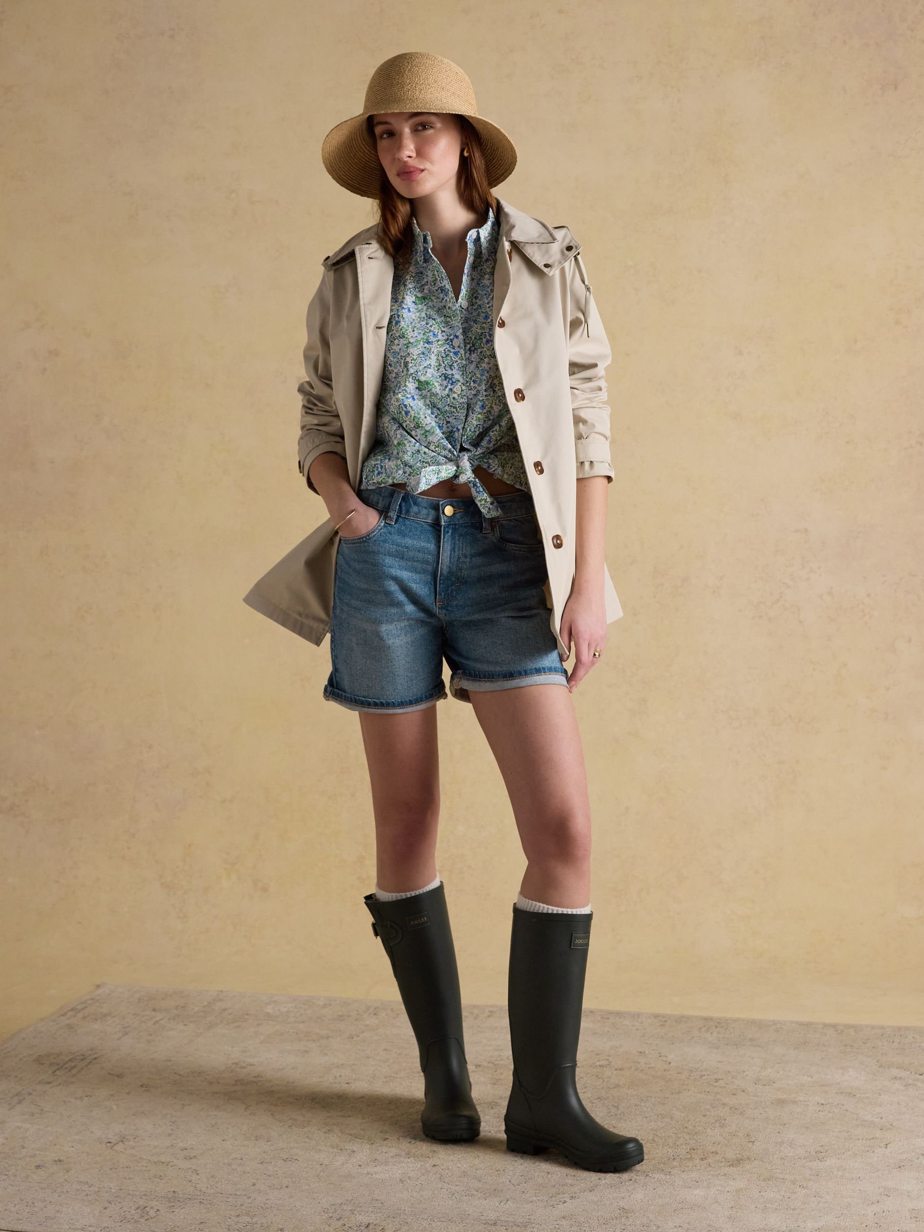 Mid Indigo Blue Denim Shorts - Image 6 of 8