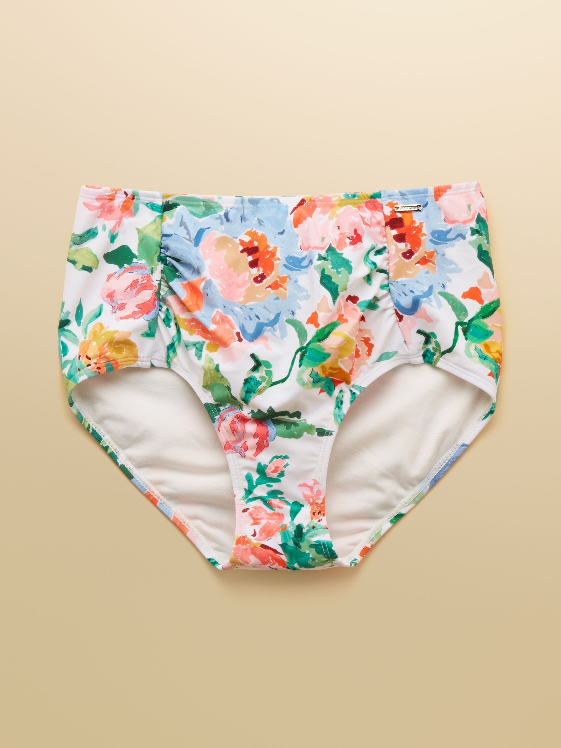 Cream Floral Jasmine Tankini Bottoms - Image 7 of 7