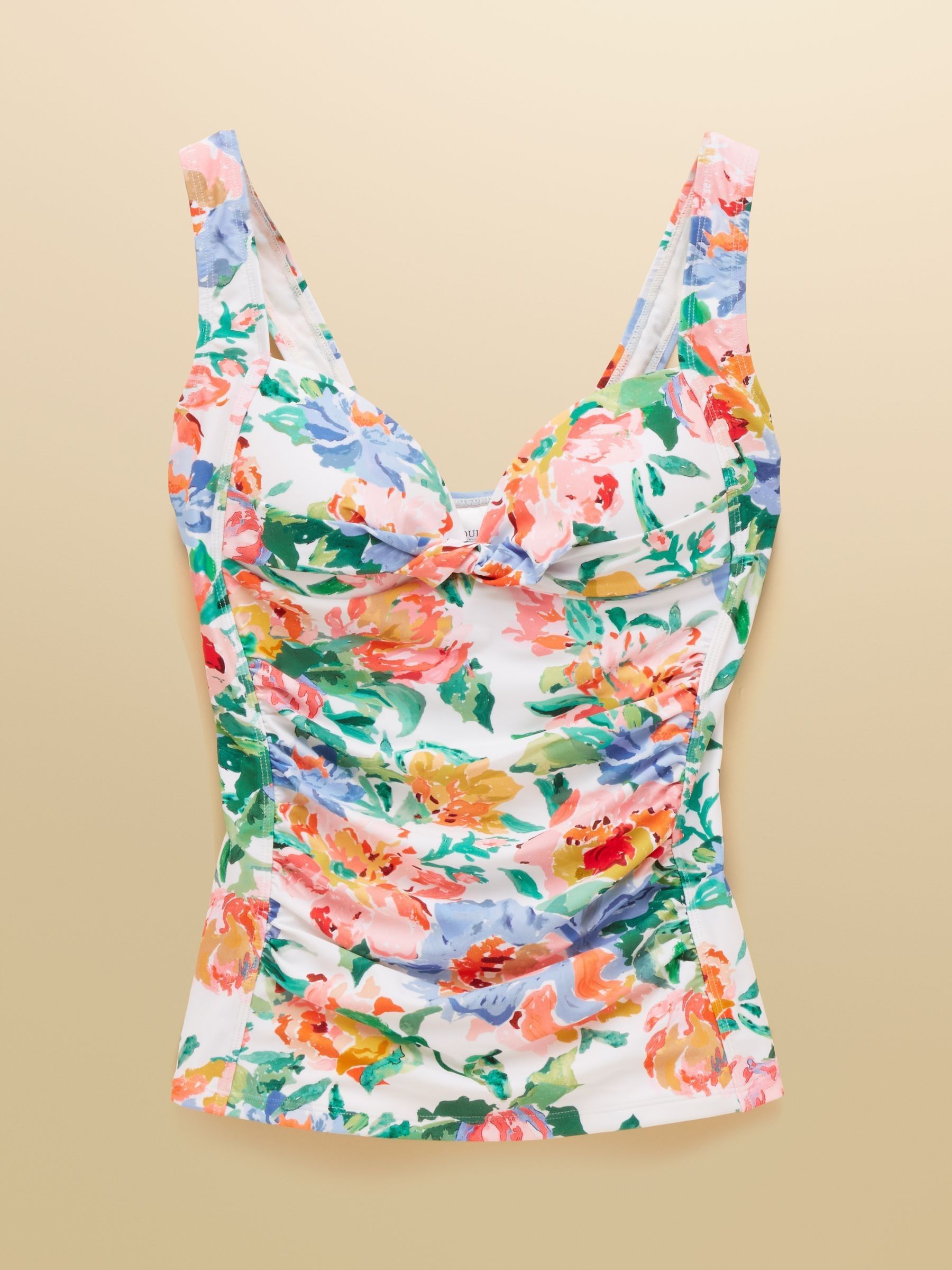 Jasmine Cream Floral Tankini Top - Image 10 of 10