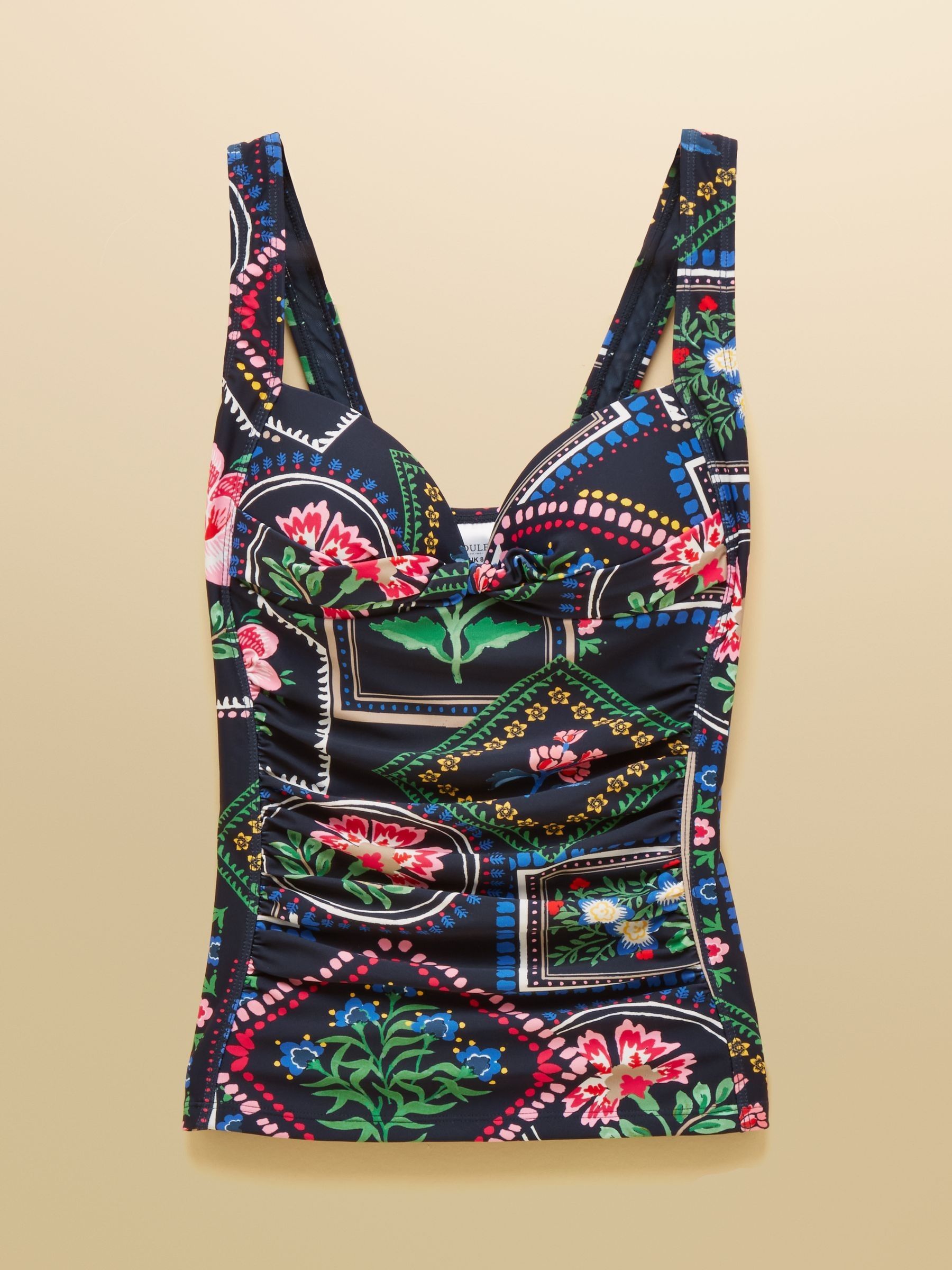 Jasmine Navy Floral Tankini Top - Image 8 of 8