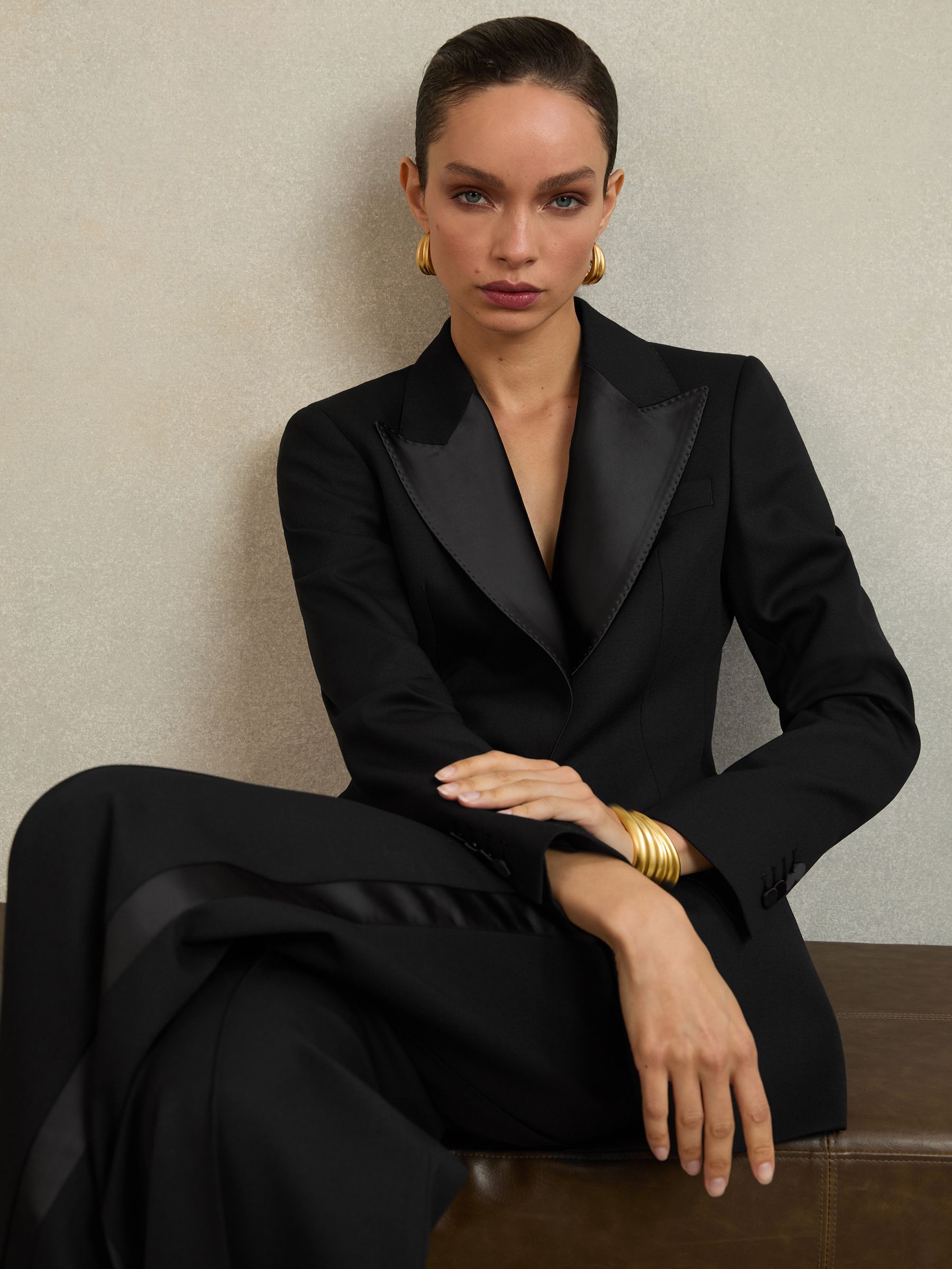 Petite Suit Jacket in Black - Image 3 of 7