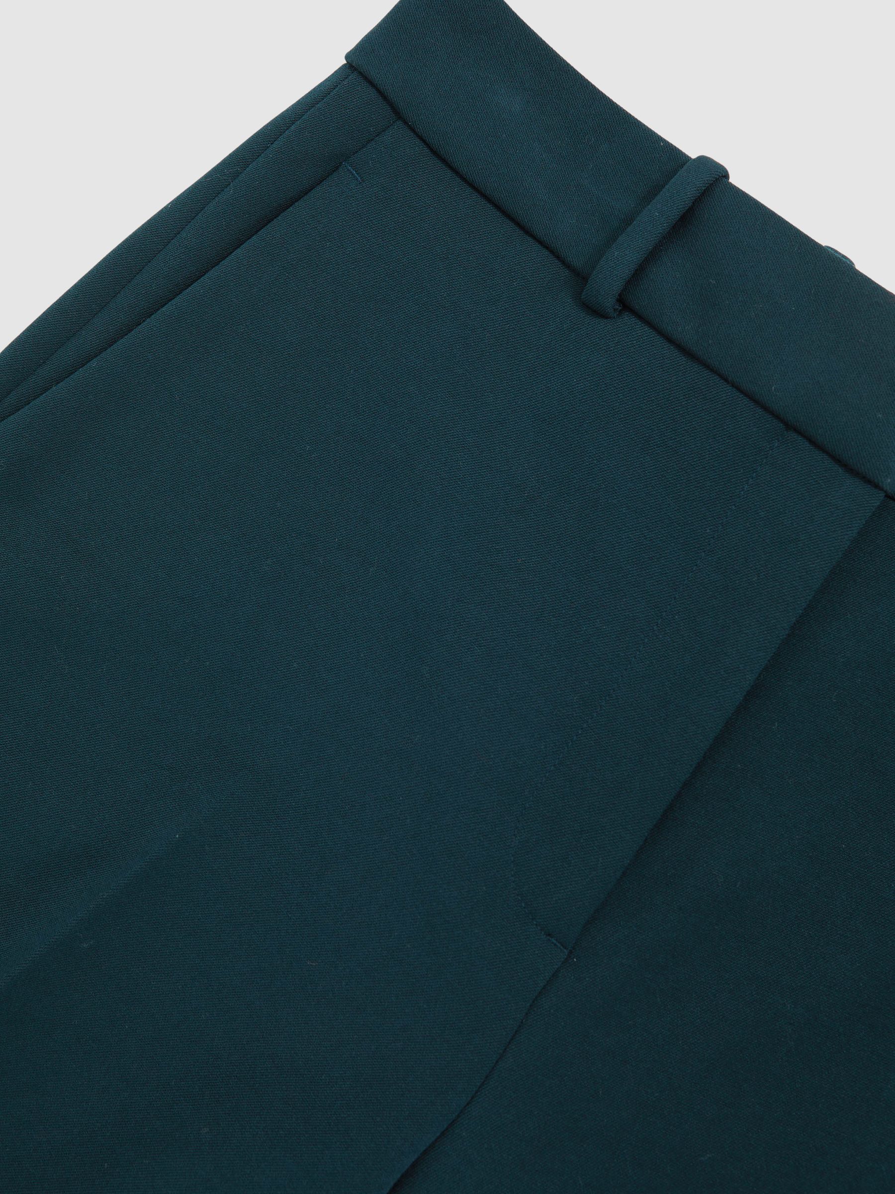 Slim Fit Suit Trousers in Teal - Image 6 of 6