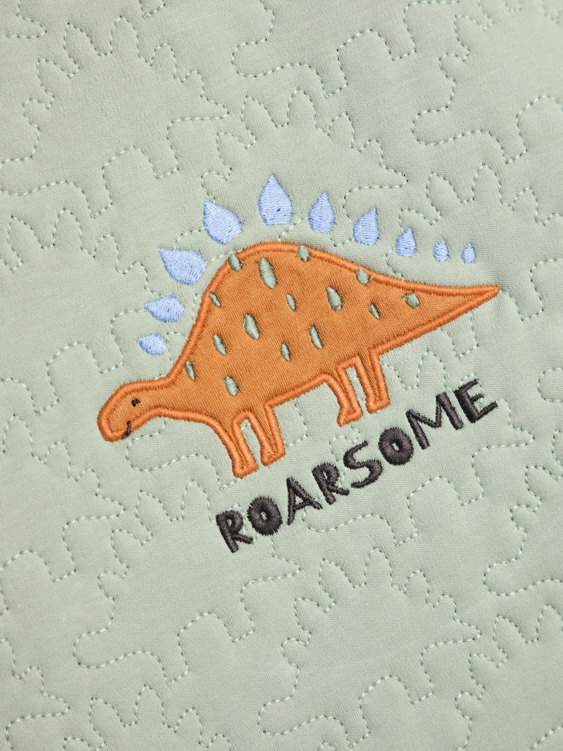 Dinosaur Quilted 2.5 tog Baby Sleeping Bag - Image 3 of 3