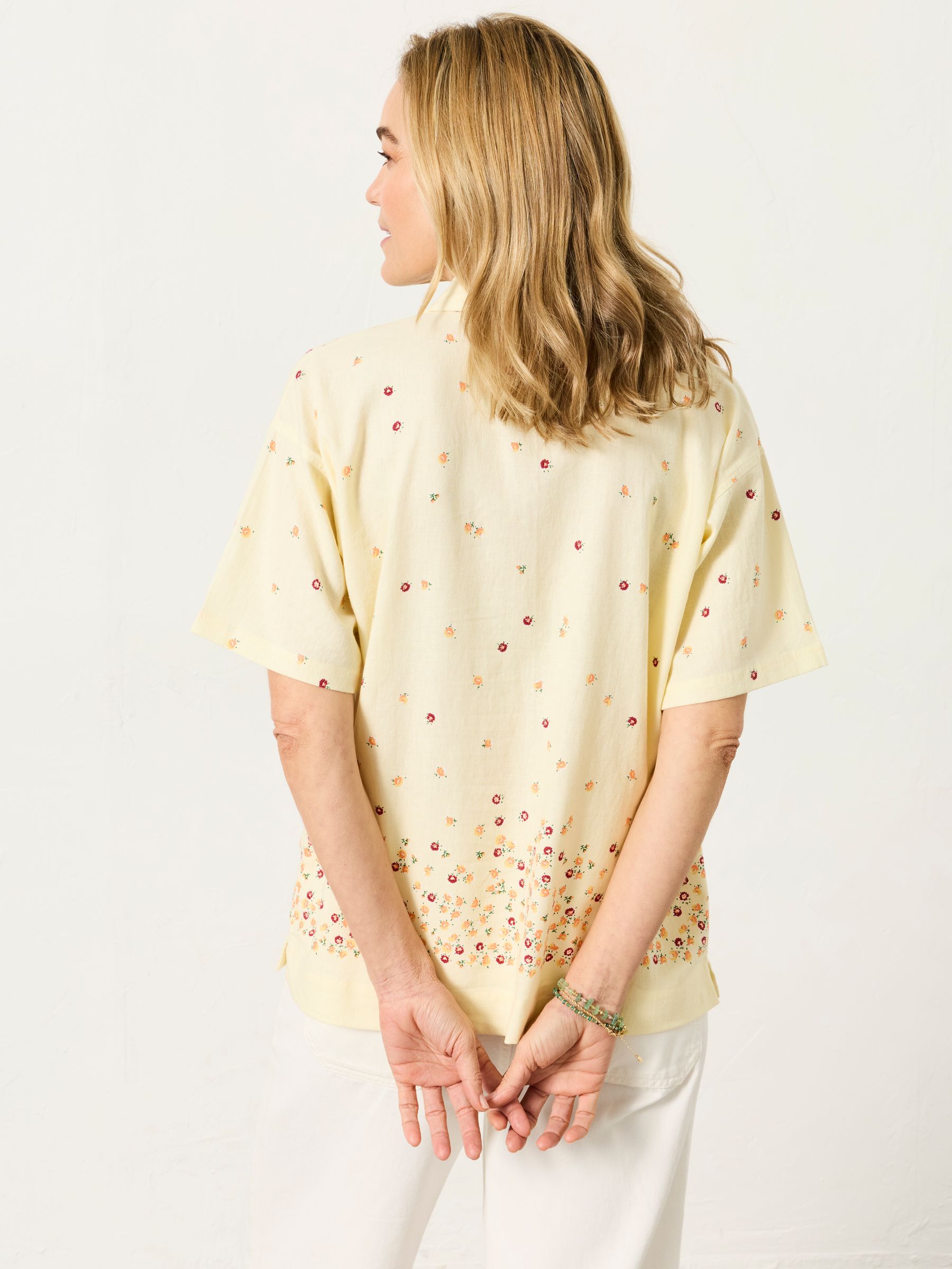 Kara Yellow Ditsy Pop Regular Shirt - Image 2 of 5
