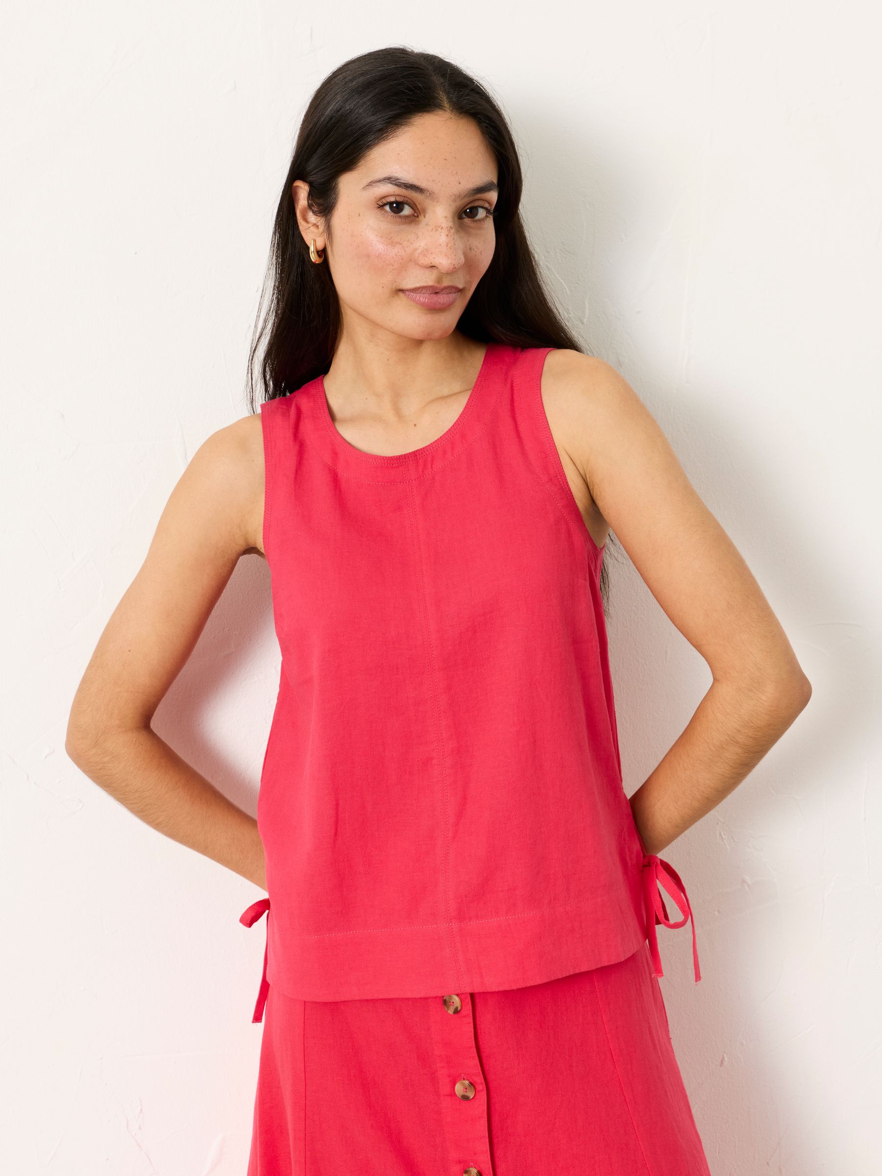 Darcy Dark Pink Regular Blouse - Image 1 of 6 Darcy Dark Pink Regular Blouse - Image 1 of 6
