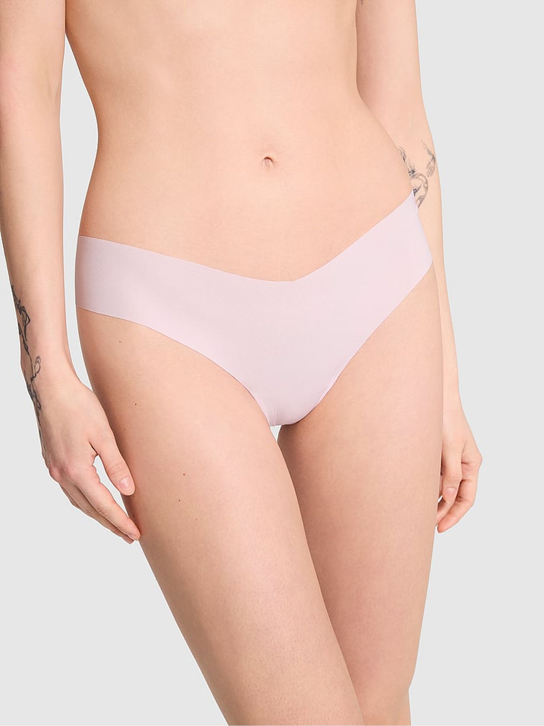 Pink Tulip Thong No Show Rib Knickers - Image 1 of 2
