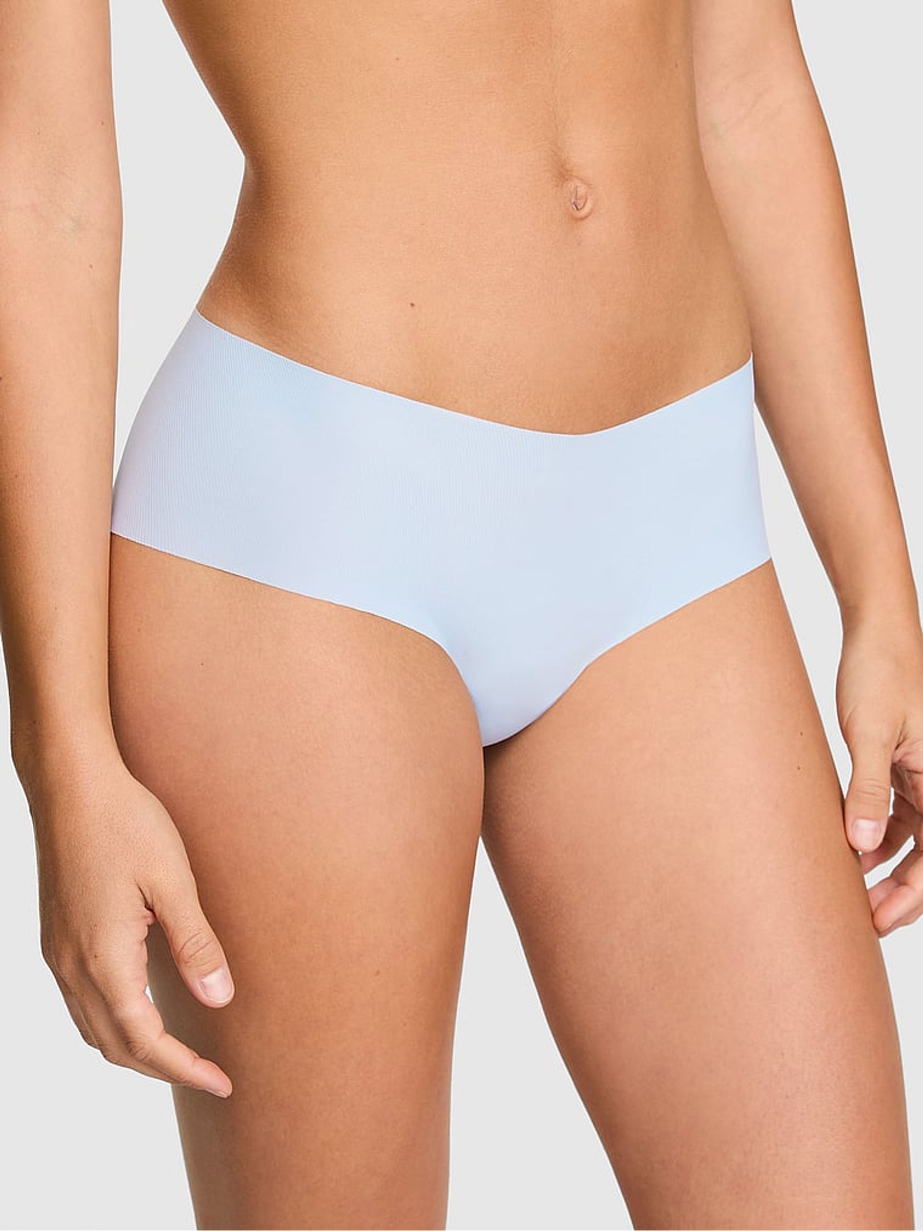 Icy Blue Cheeky No Show Rib Knickers - Image 1 of 2