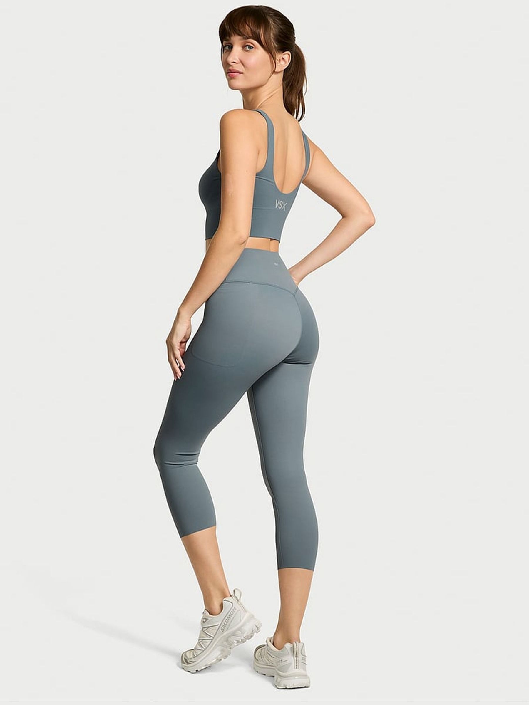 Dark Steel Grey Elevate™ Capri Leggings - Image 2 of 3